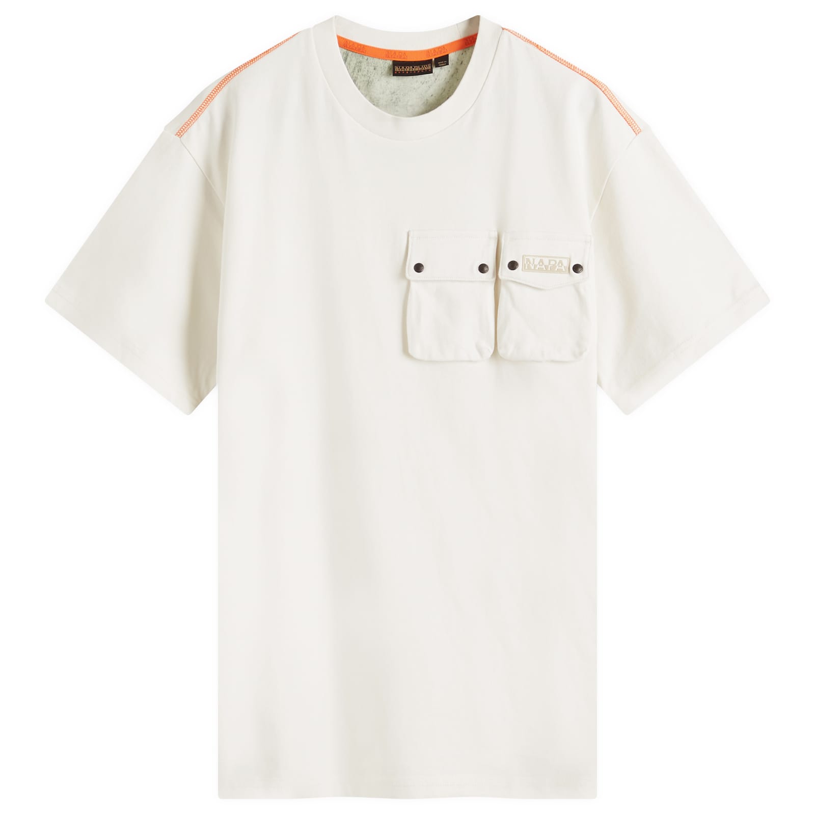 Napapijri Multi Pocket T-Shirt - White Whisper