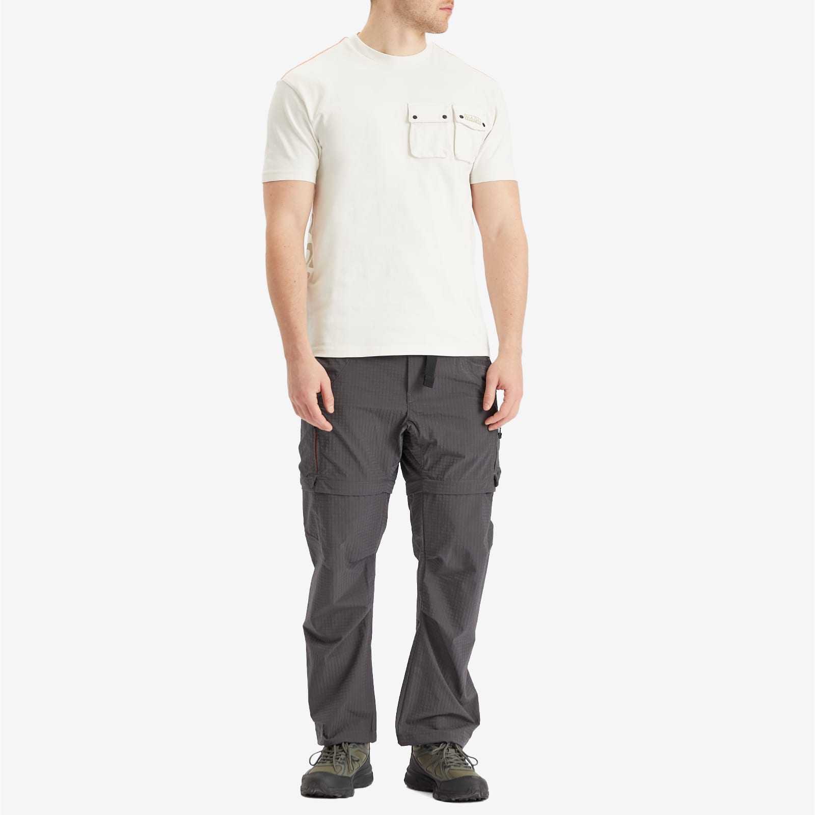 Napapijri Multi Pocket T-Shirt - White Whisper