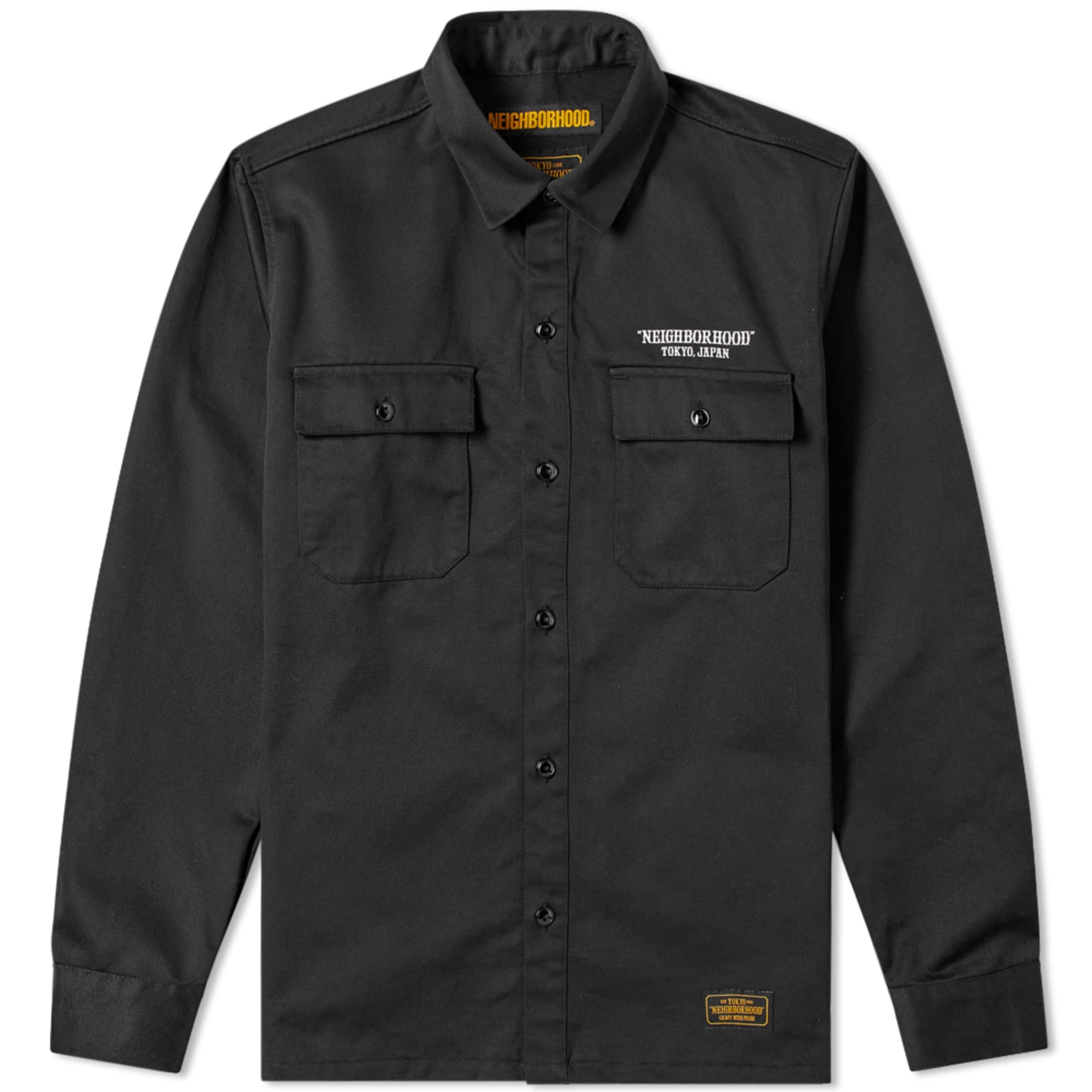Neighborhood Classic Work Shirt Black END. (US)