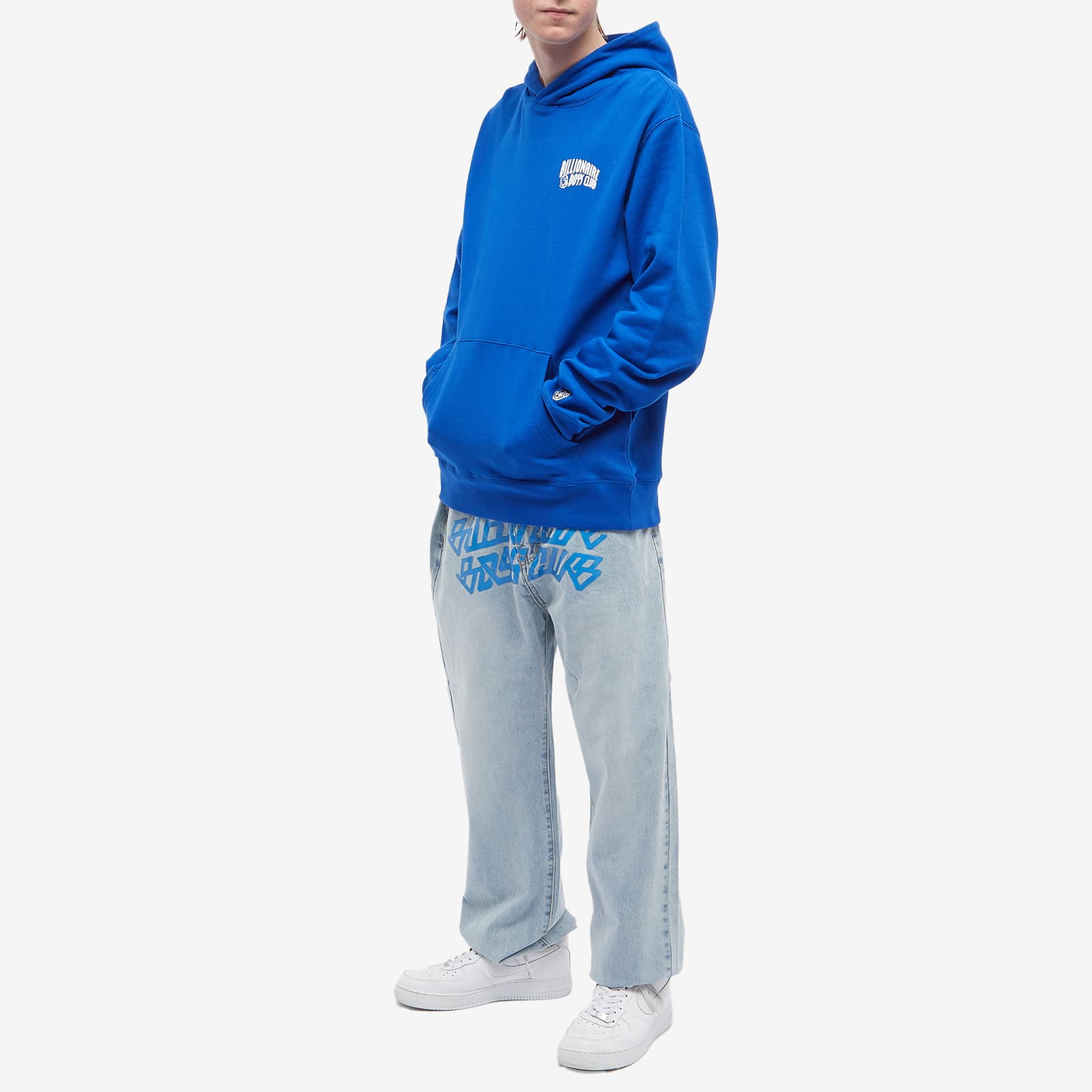 Billionaire Boys Club Small Arch Logo Popover Hoodie Royal Blue | END.