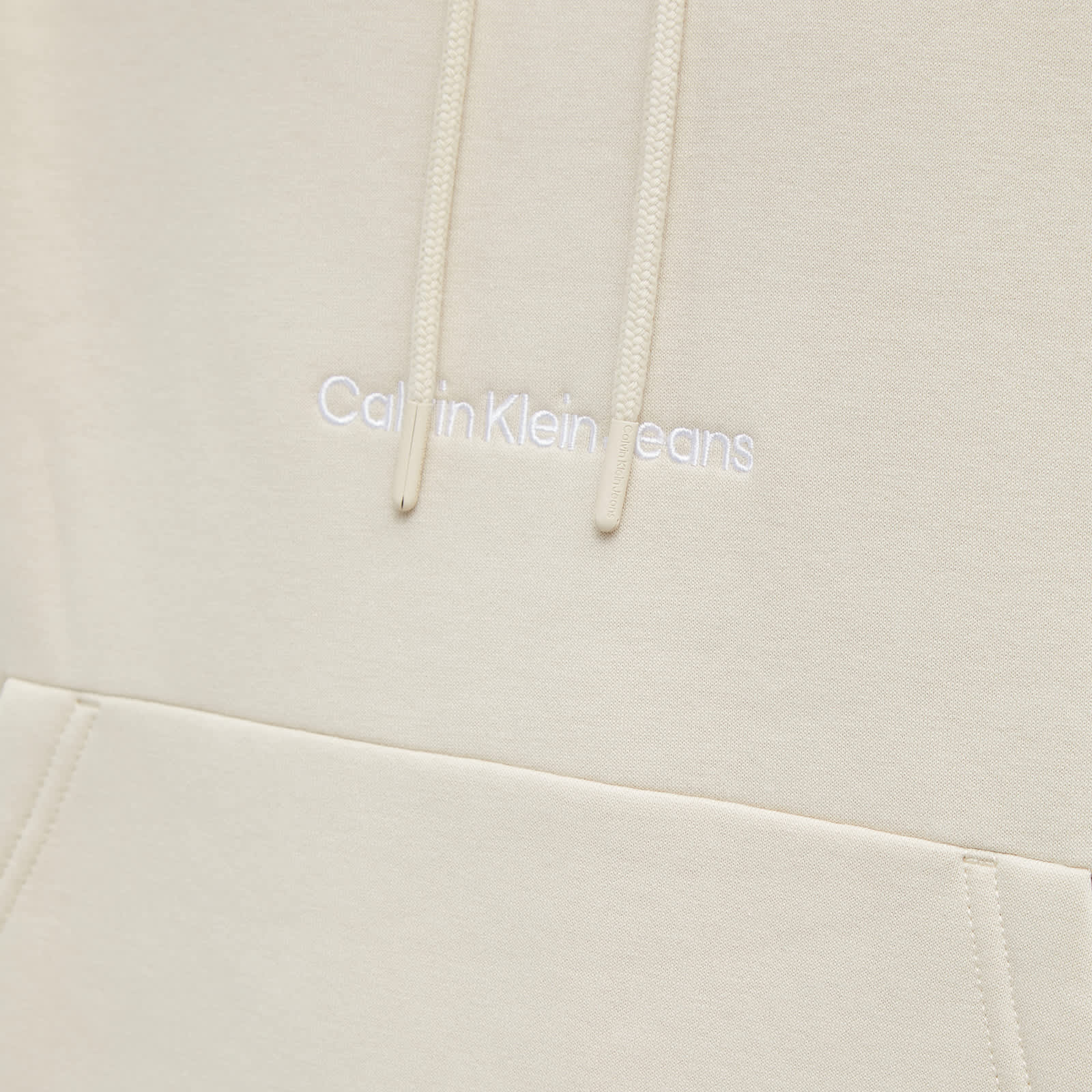 Beige calvin klein hoodie clearance