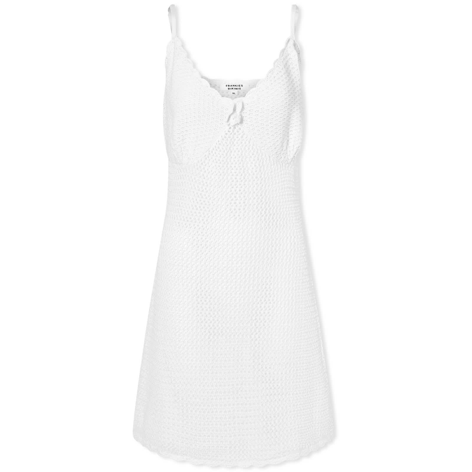 Frankies Bikinis Collette Crochet Dress White END. (UK)