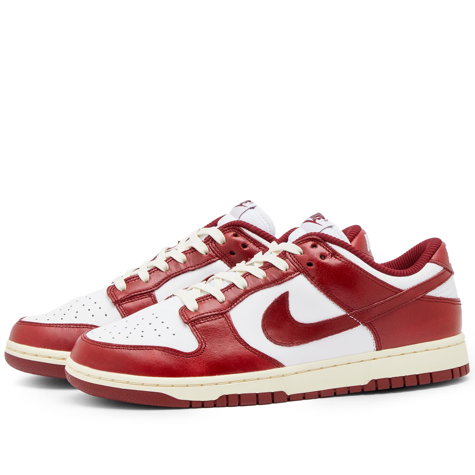 Nike Dunk Low Prm W White, Team Red & Coconut Milk END.