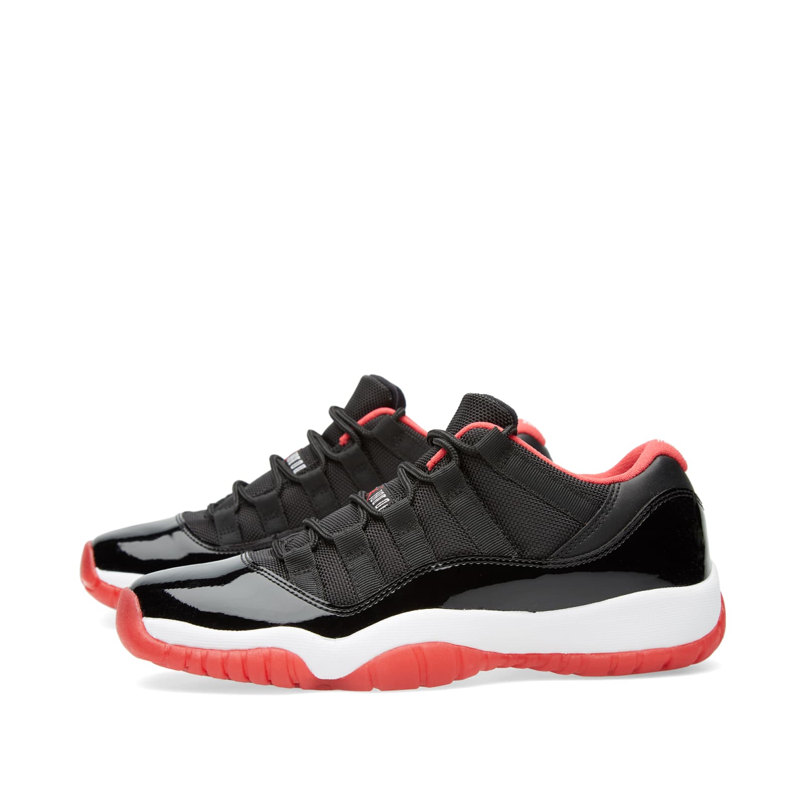 Nike Air Jordan XI Retro Low BG 'True Red' Black, True Red & White