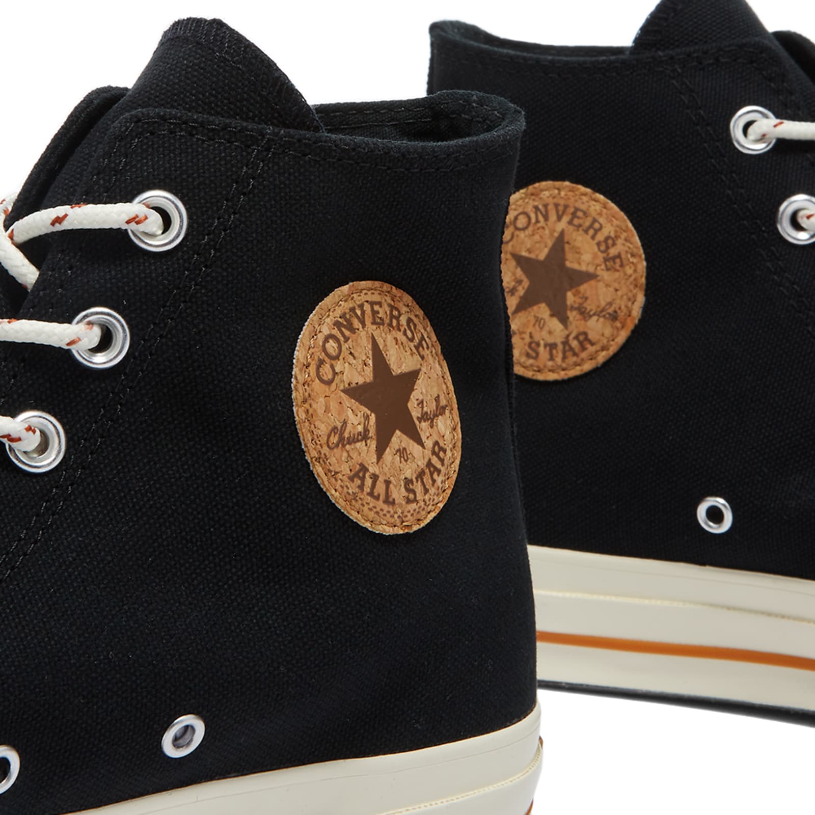Converse Chuck Taylor 70 Hi Popped Cork Black, Egret & Red Bark END.