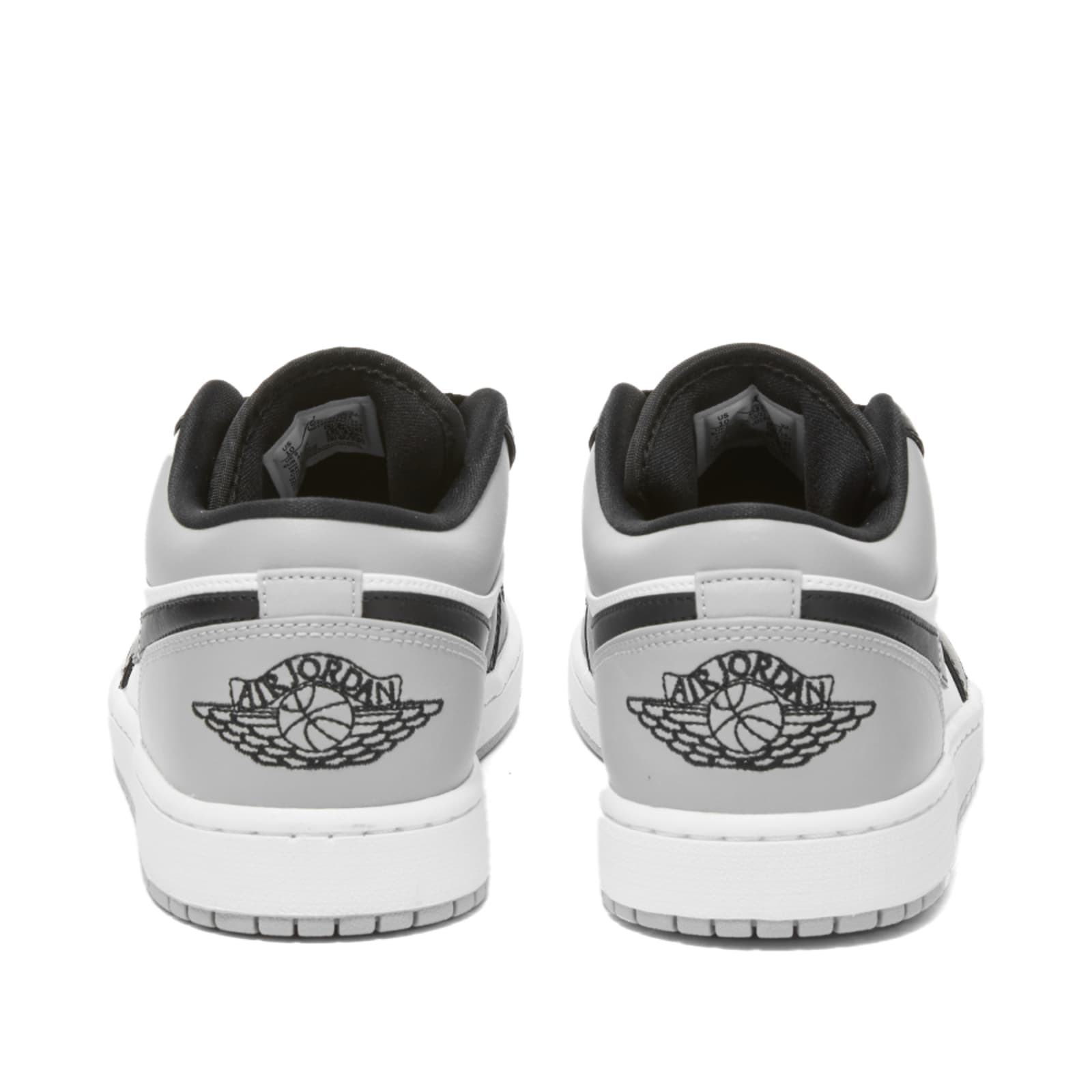 air jordan 1 low grey and black