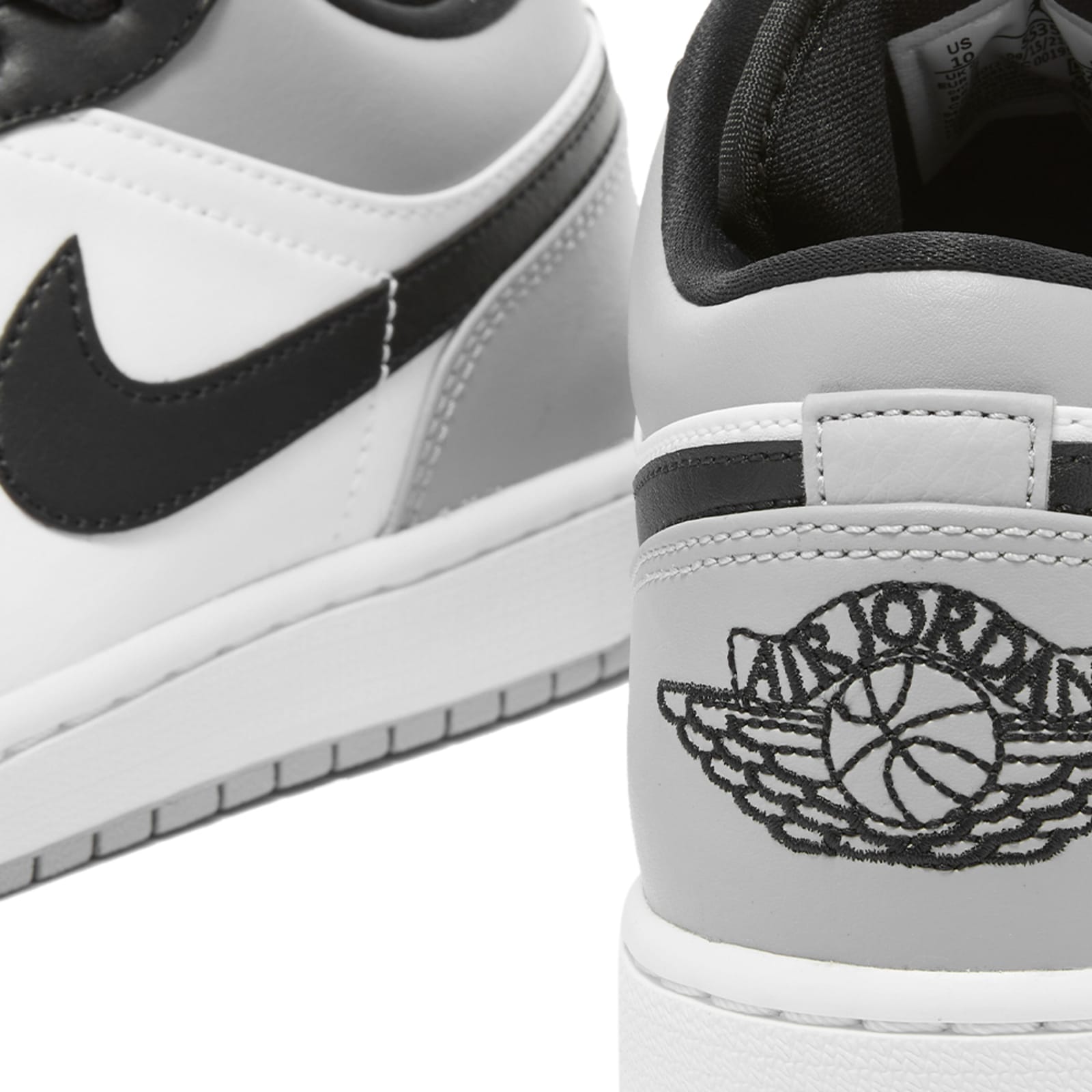 air jordan 1 low grey black