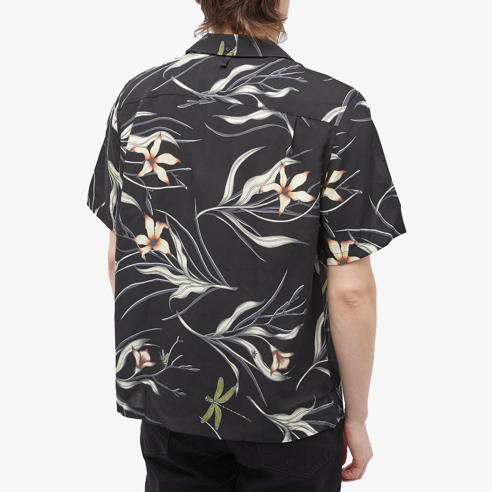 Rag bone avery print vacation shirt black floral end kr 