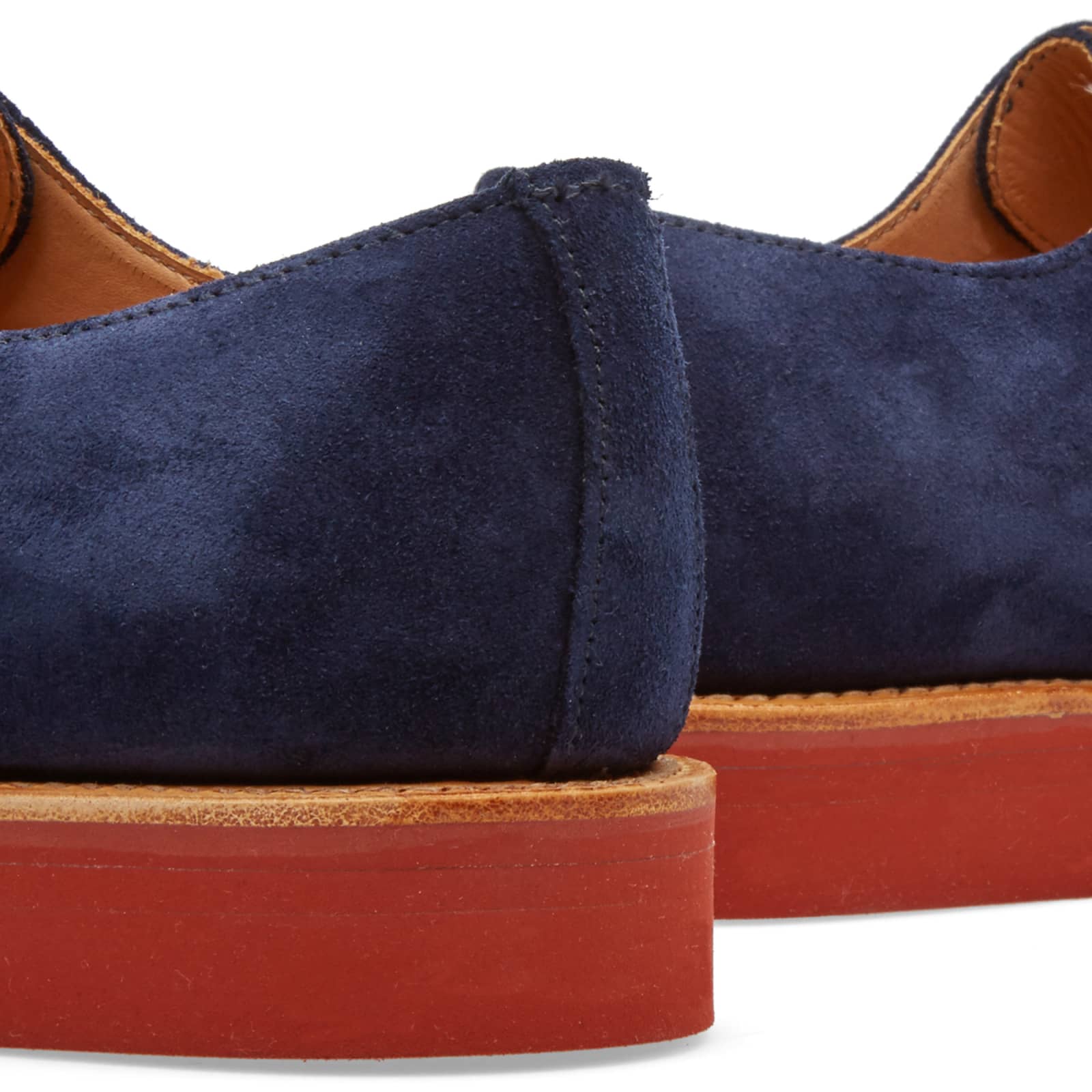 Sanders Jack Brick Sole Gibson Shoe Navy Suede END. (GB)