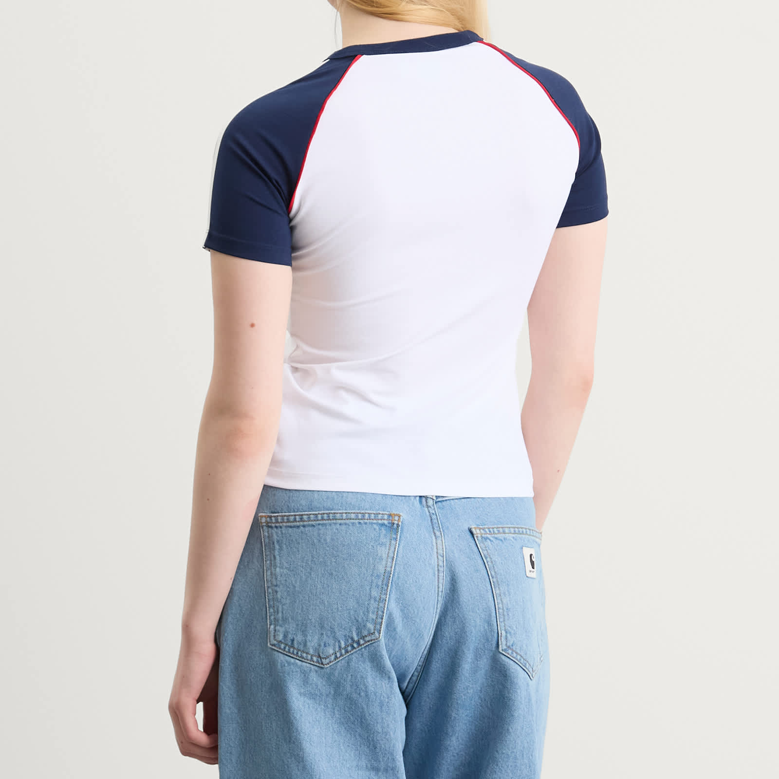adidas Adicolor 3-Stripes Raglan Slim T-Shirt
