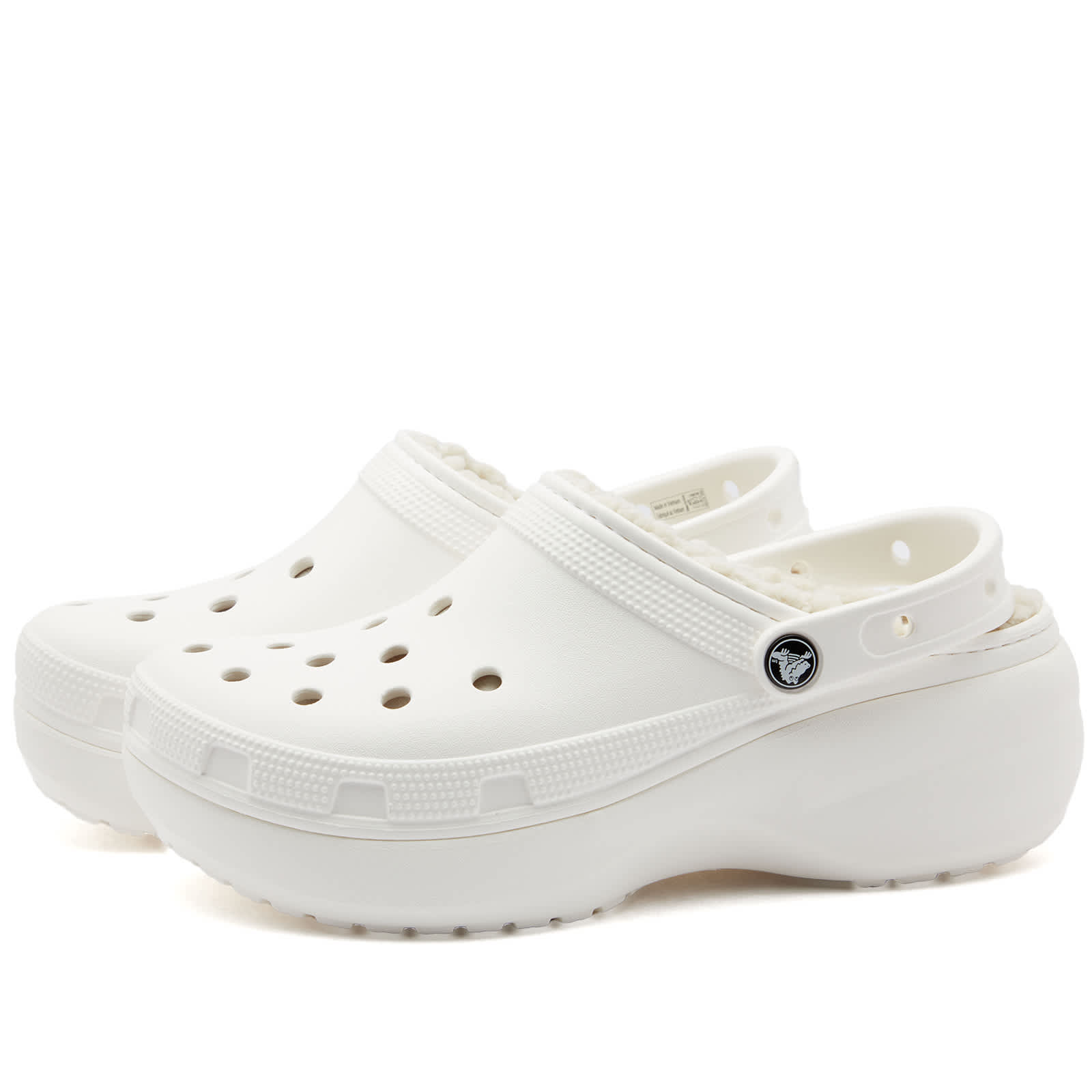 Crocs Classic Platform Lined Clog White END. (GB)