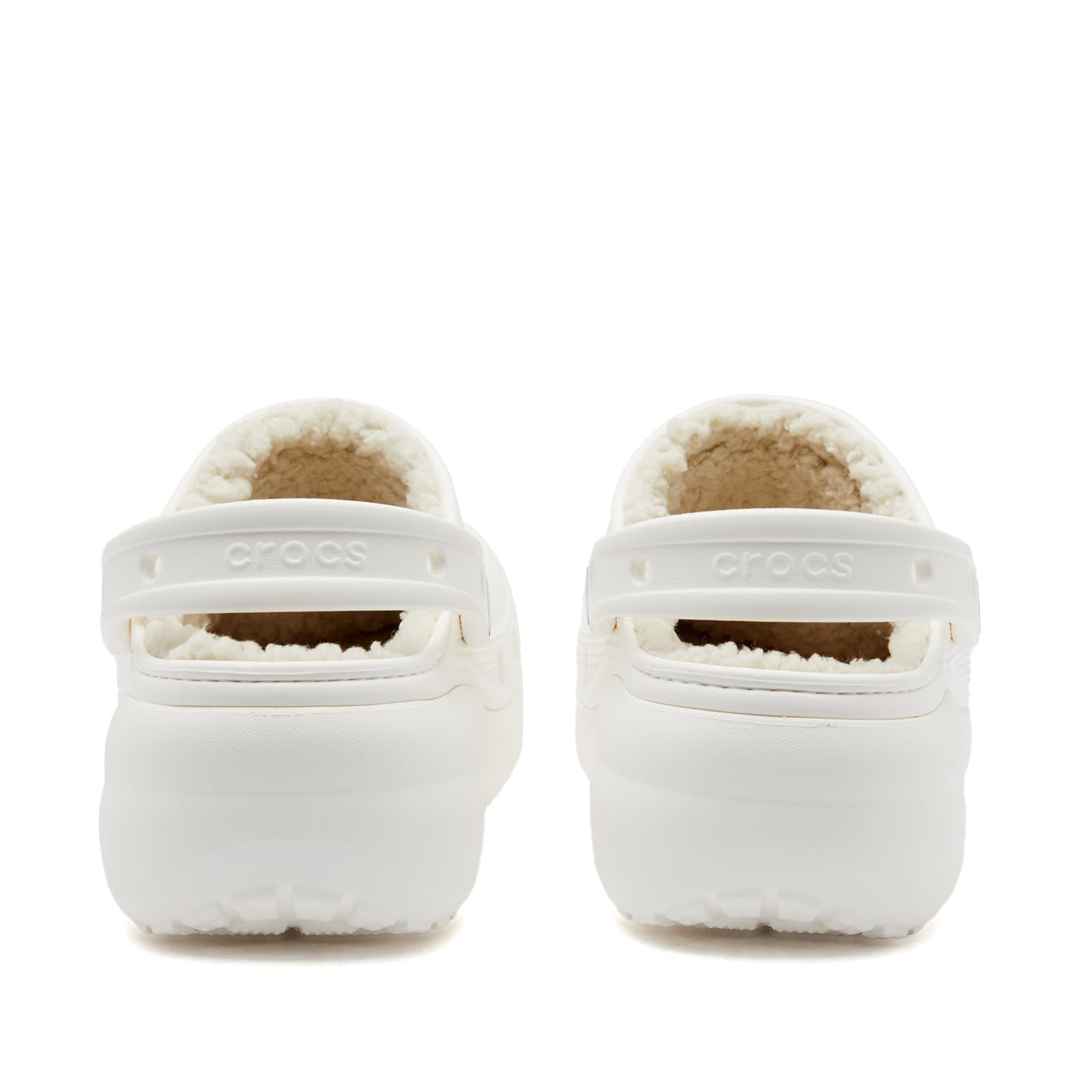 Crocs Classic Platform Lined Clog White END. (GB)