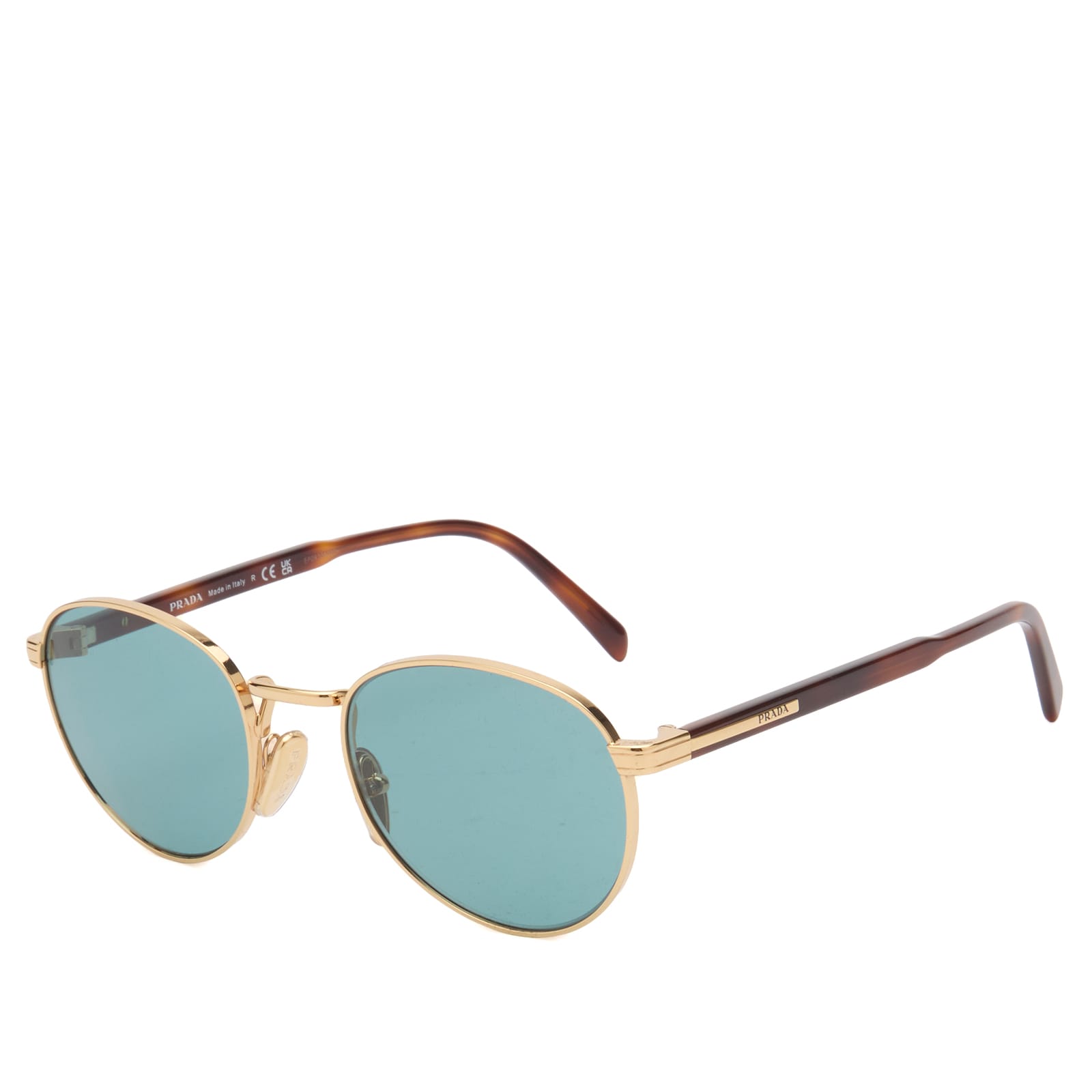 Prada Eyewear 0PR B51S Sunglasses - Shiny Gold & Lago