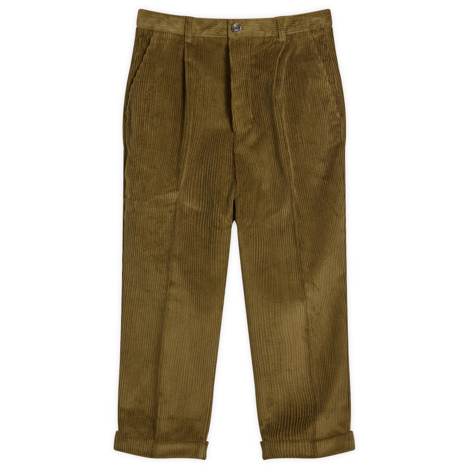AMI Paris Corduroy Velvet Carrot Pants - Bronze