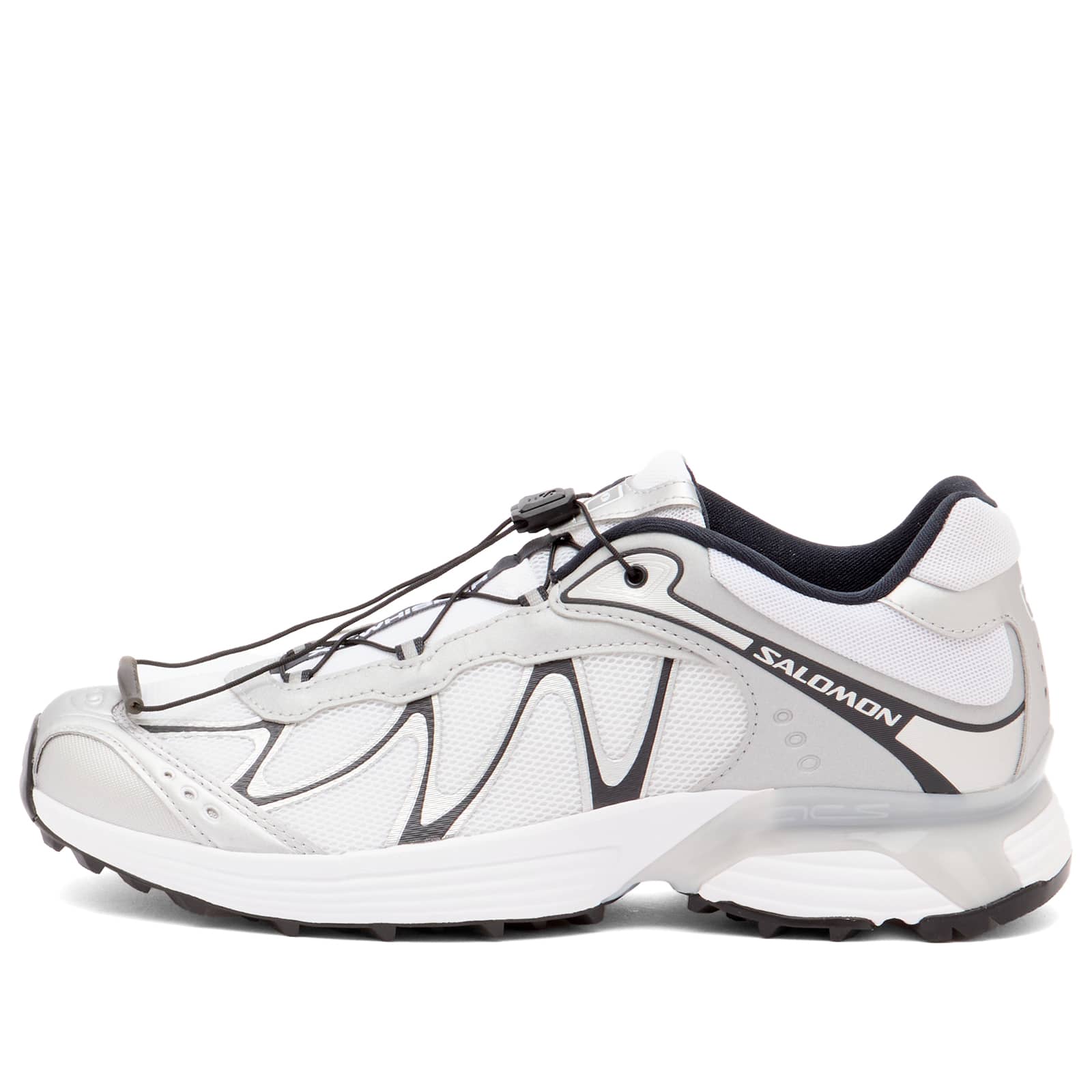Salomon XT-WHISPER Sneaker - White, Silver & Dark Navy