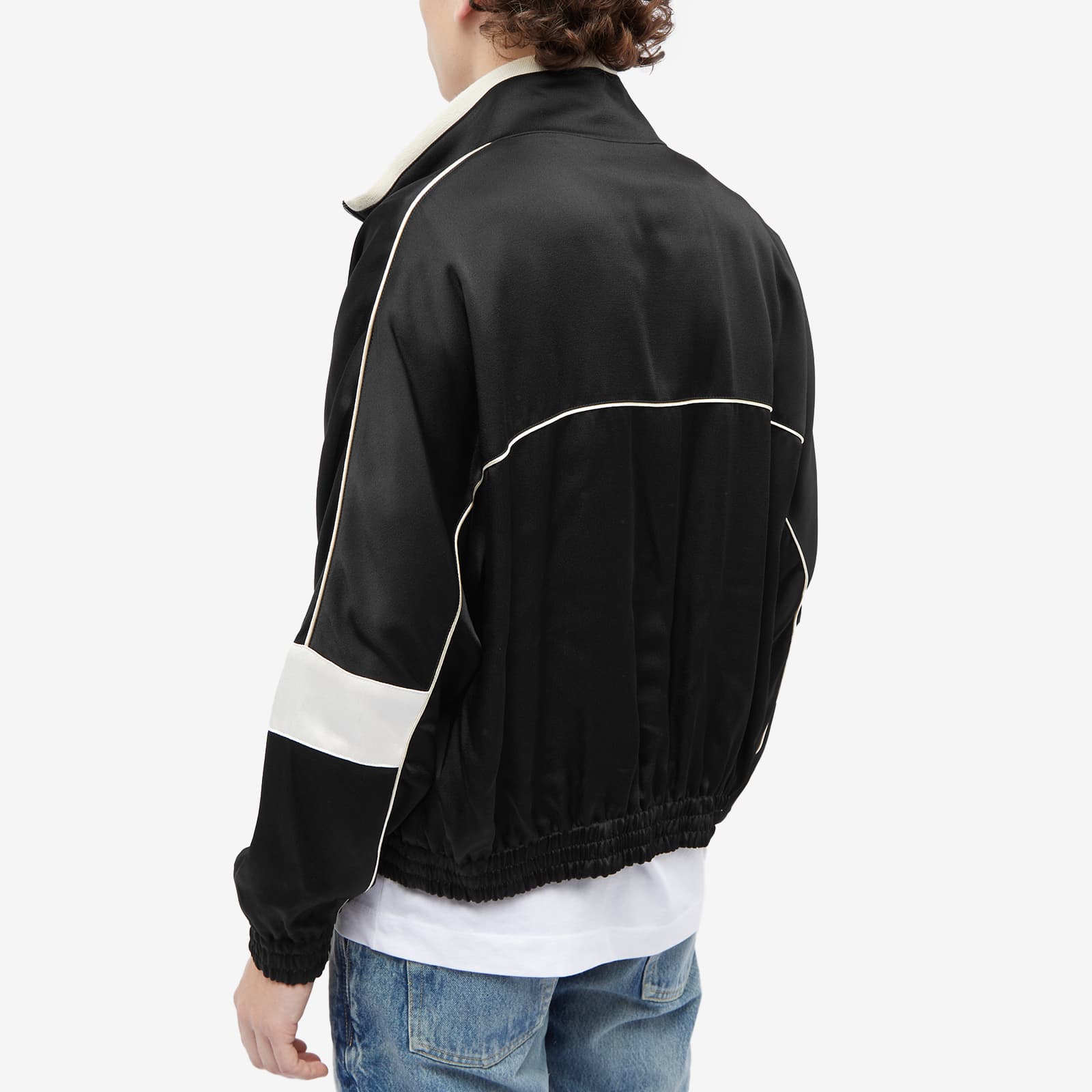 Saint Laurent Piping Track Jacket Black END.