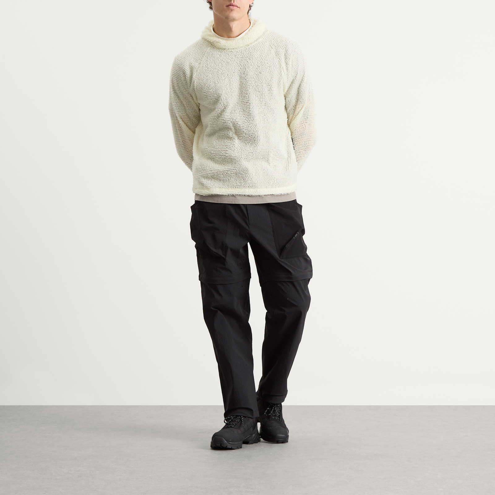 Purple Mountain Observatory Polartec Hoody Presented by END. - Cream