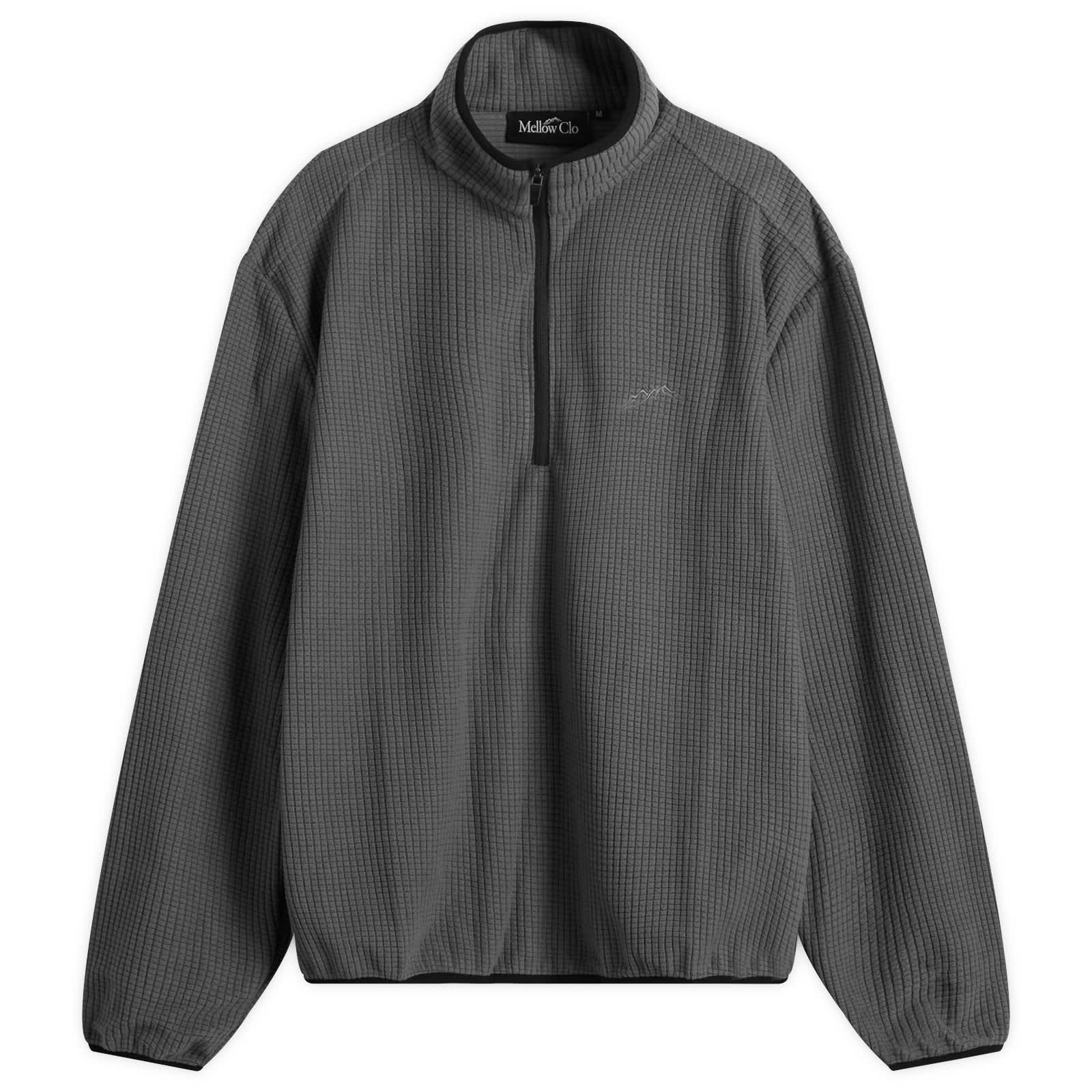 Mellow Clo Summit Half Zip Fleece - Charcoal