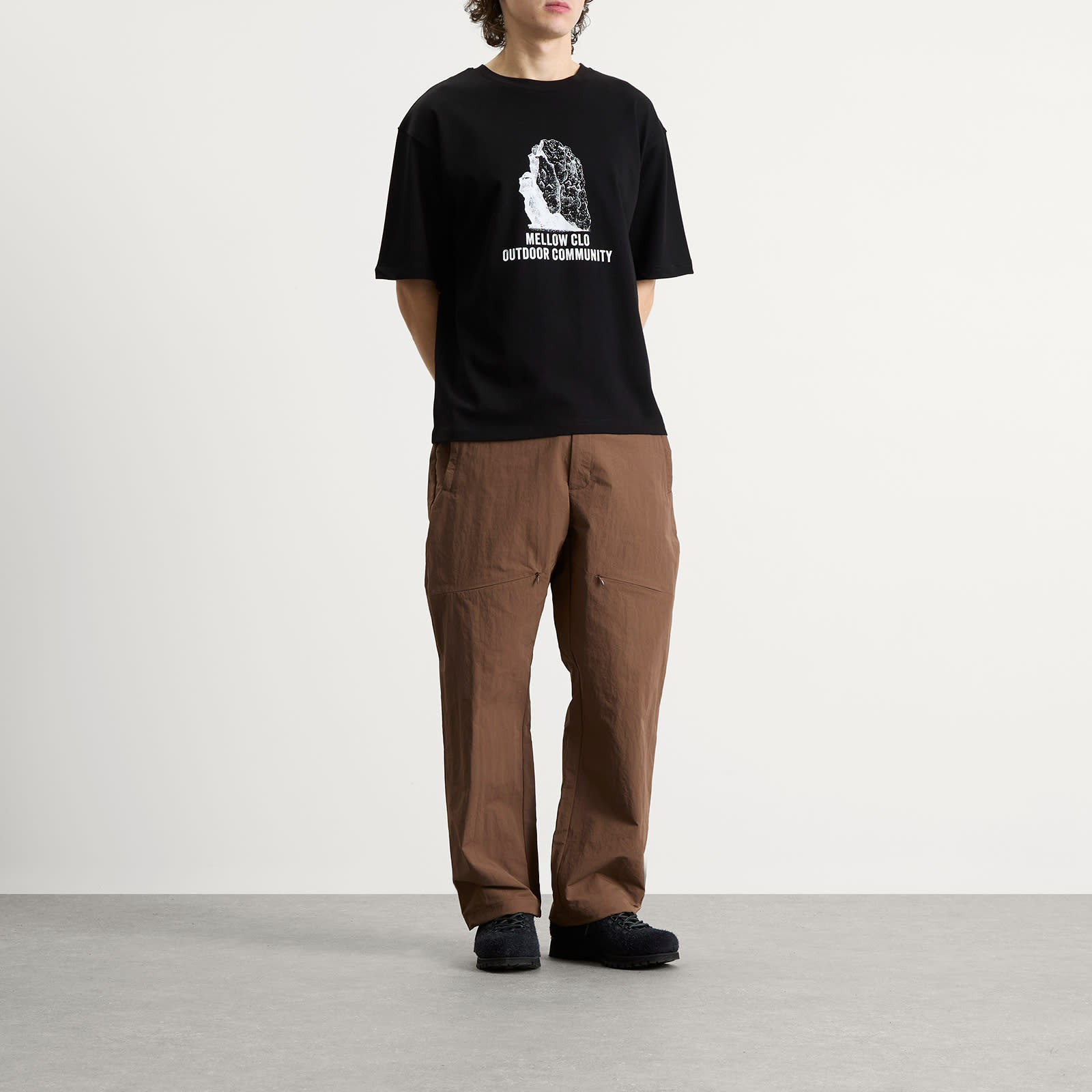 Mellow Clo Slab T-Shirt - Black
