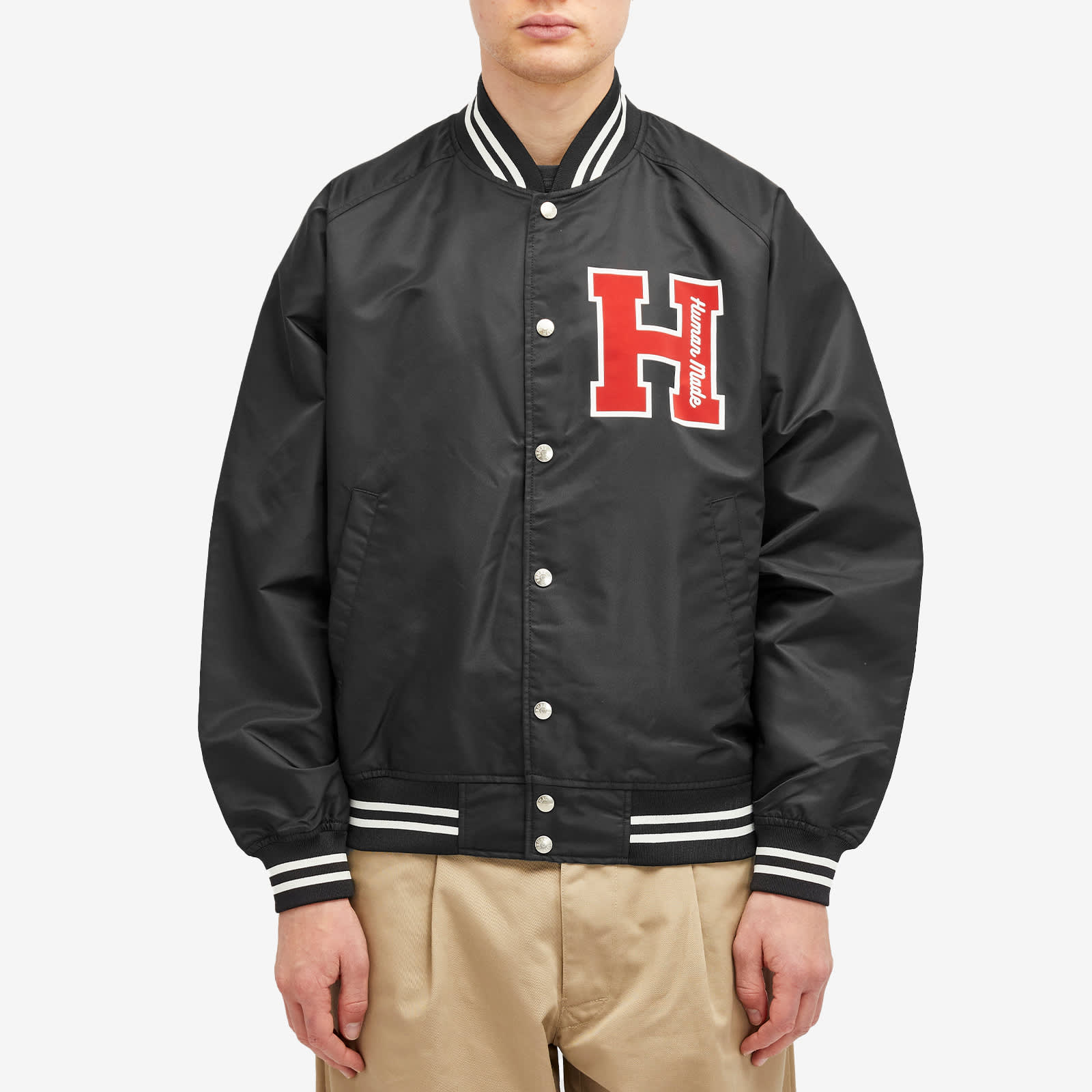 Human Made nylon stadium jacket Black END. (AU)