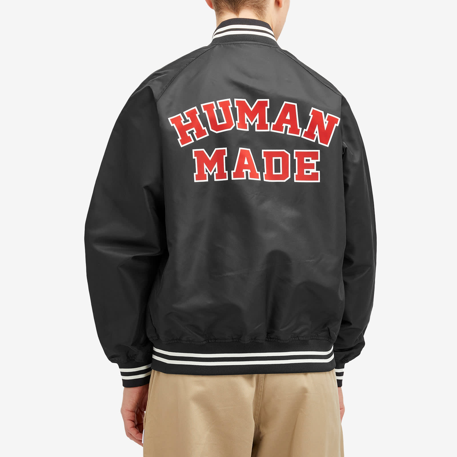 Human Made nylon stadium jacket Black END. (AU)