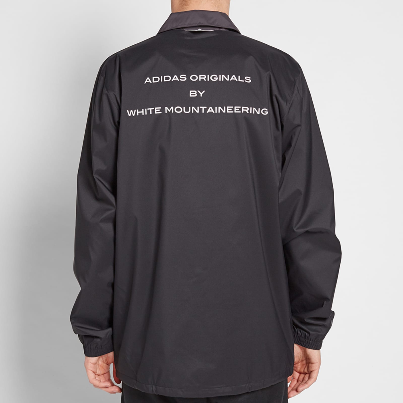 Adidas x White Mountaineering Long Coach Jacket - Black