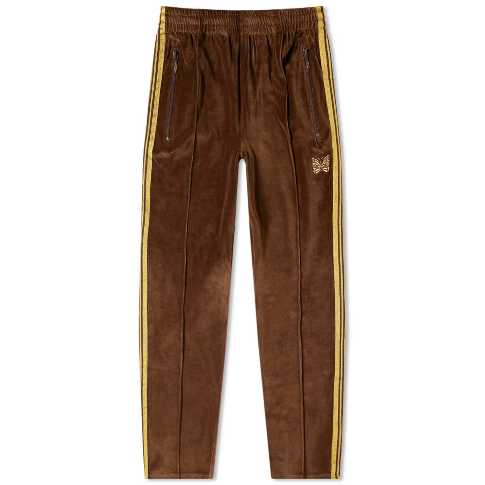 Needles Velour Track Pant - Brown