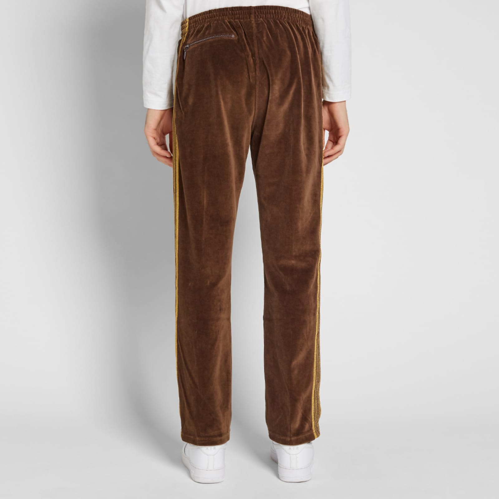 Needles Velour Track Pant - Brown