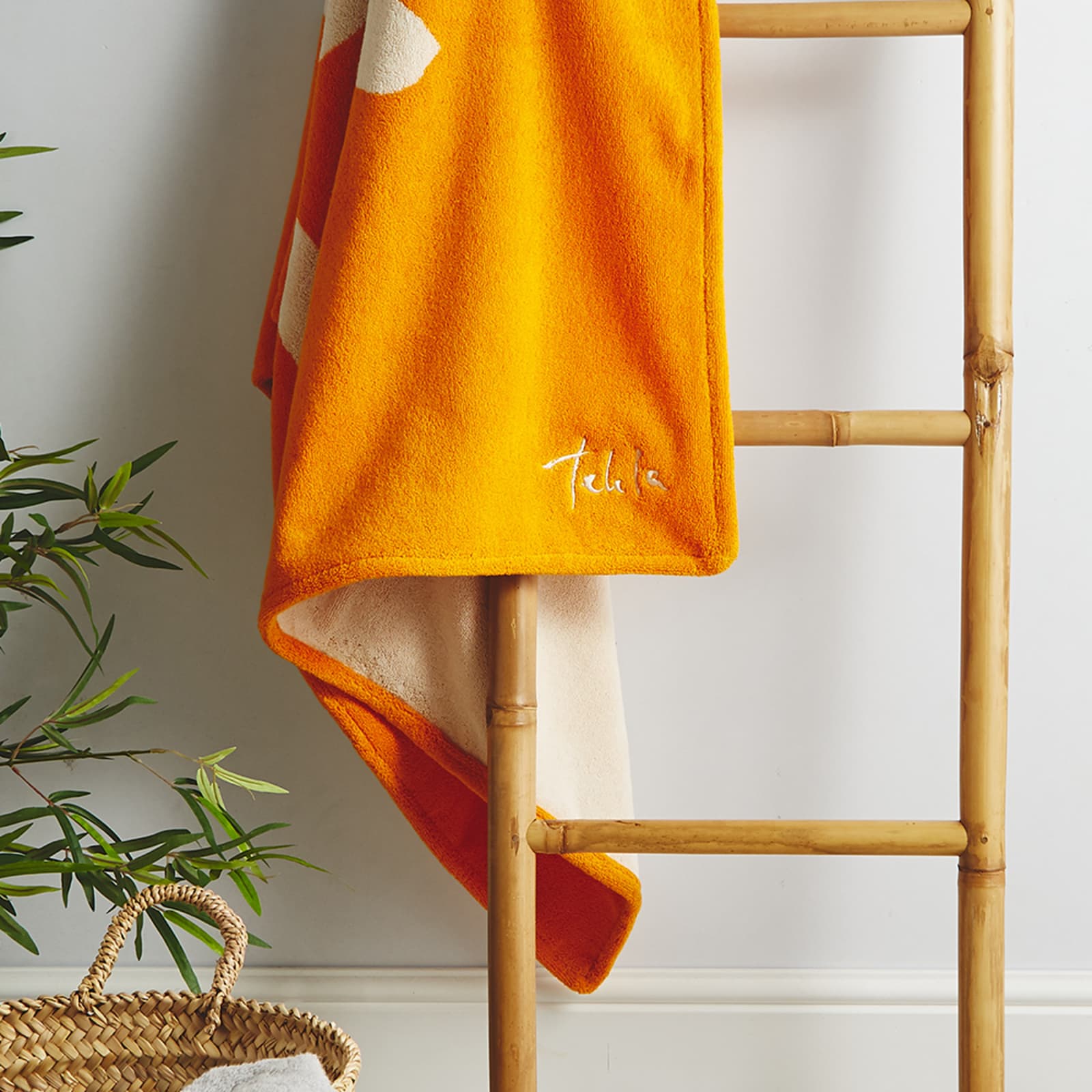 Tekla Fabrics Terry Octopus Beach Towel Yellow END.