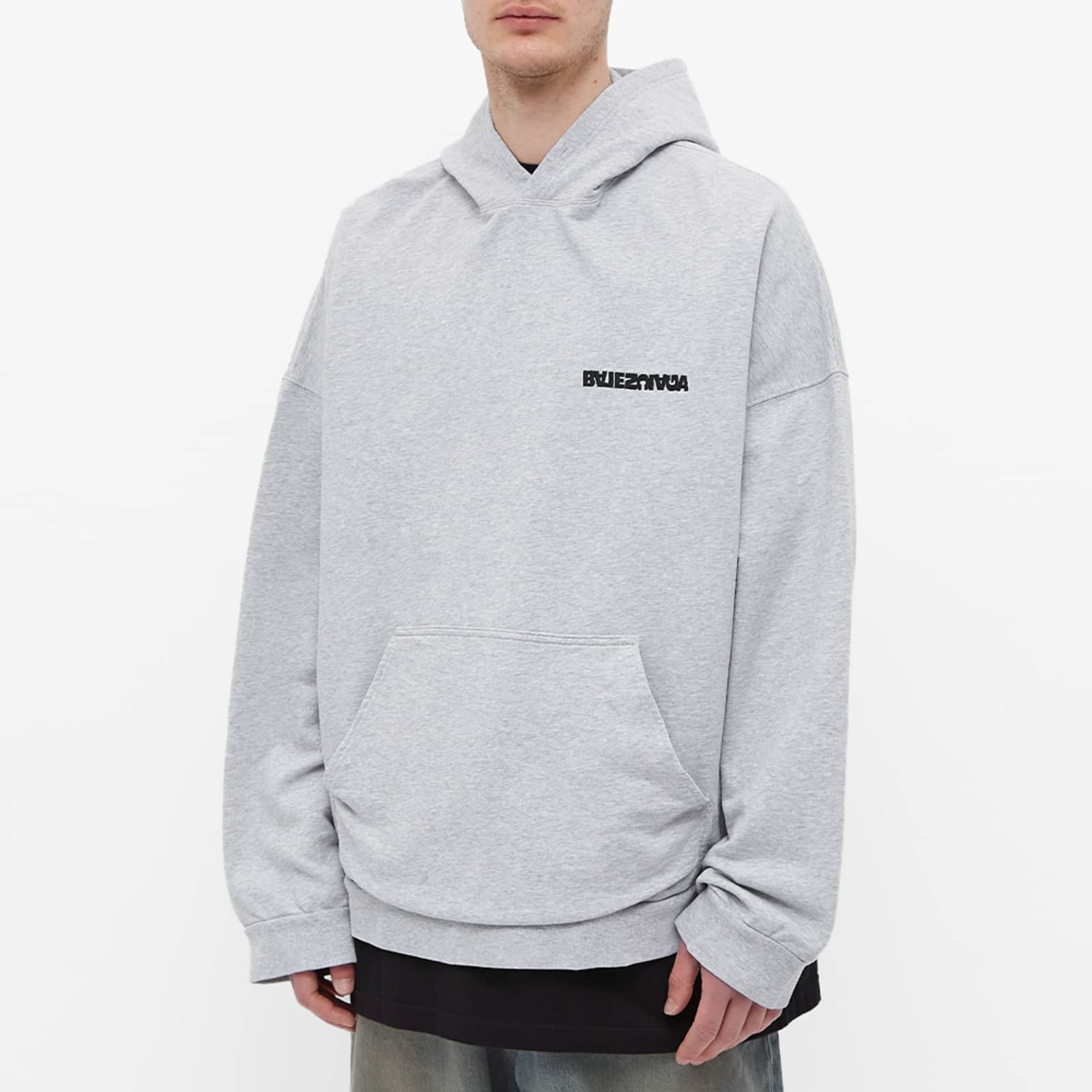 balenciaga back logo hoodie