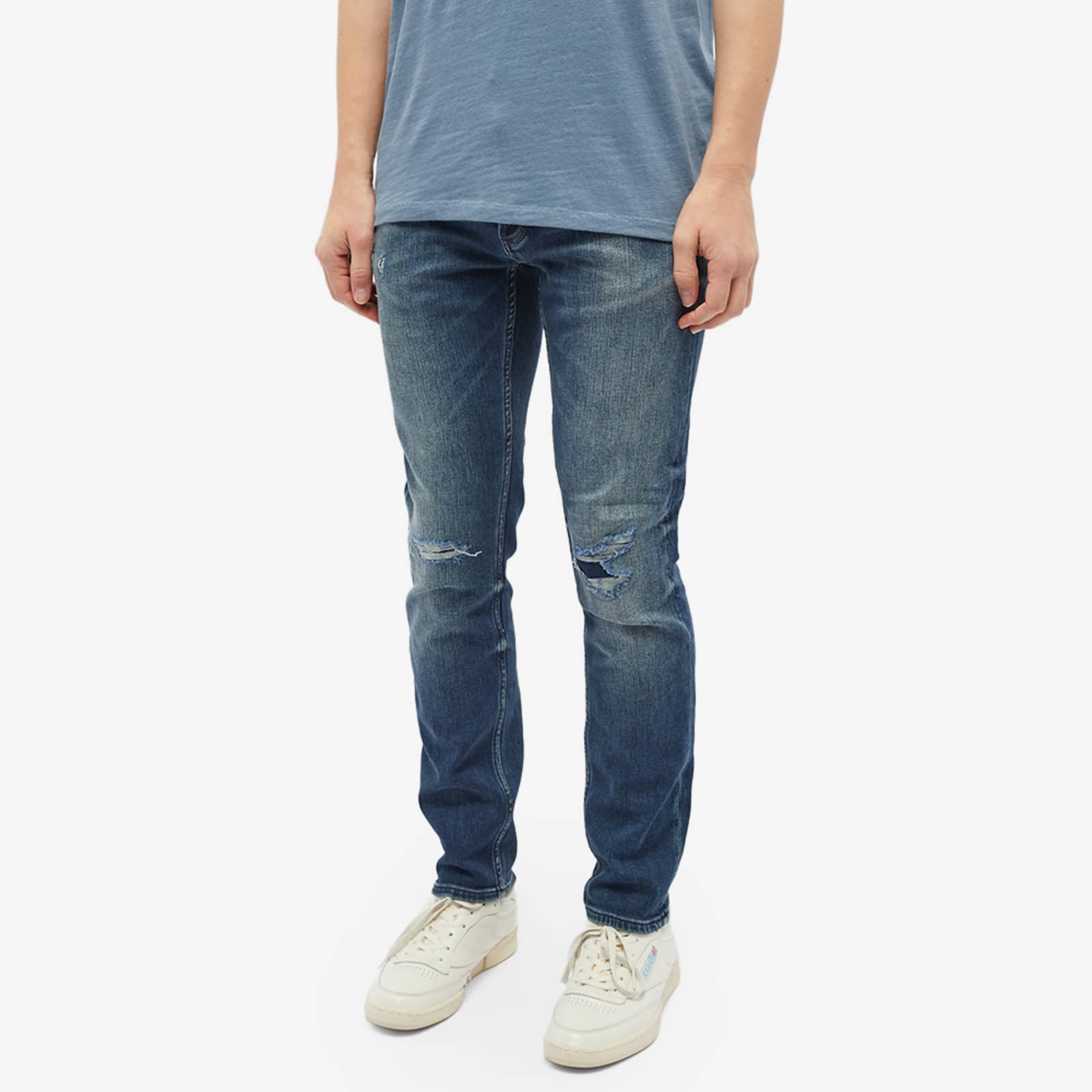 Denham Razor Slim Fit Jean Geordie Vegas Rip & Repair END.