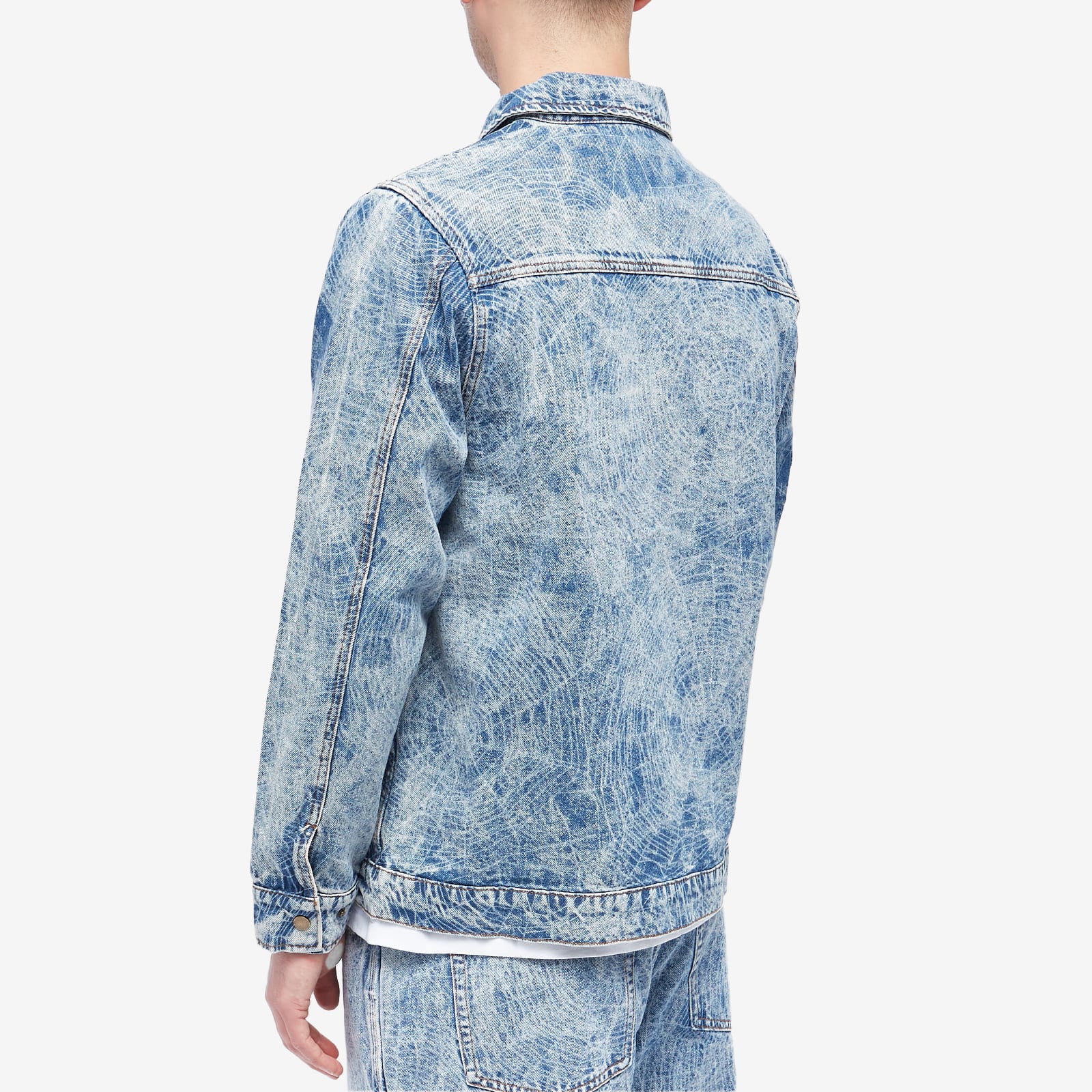Butter Goods Overdye  Denim Jacket Acid Wash Indigo END. (US)