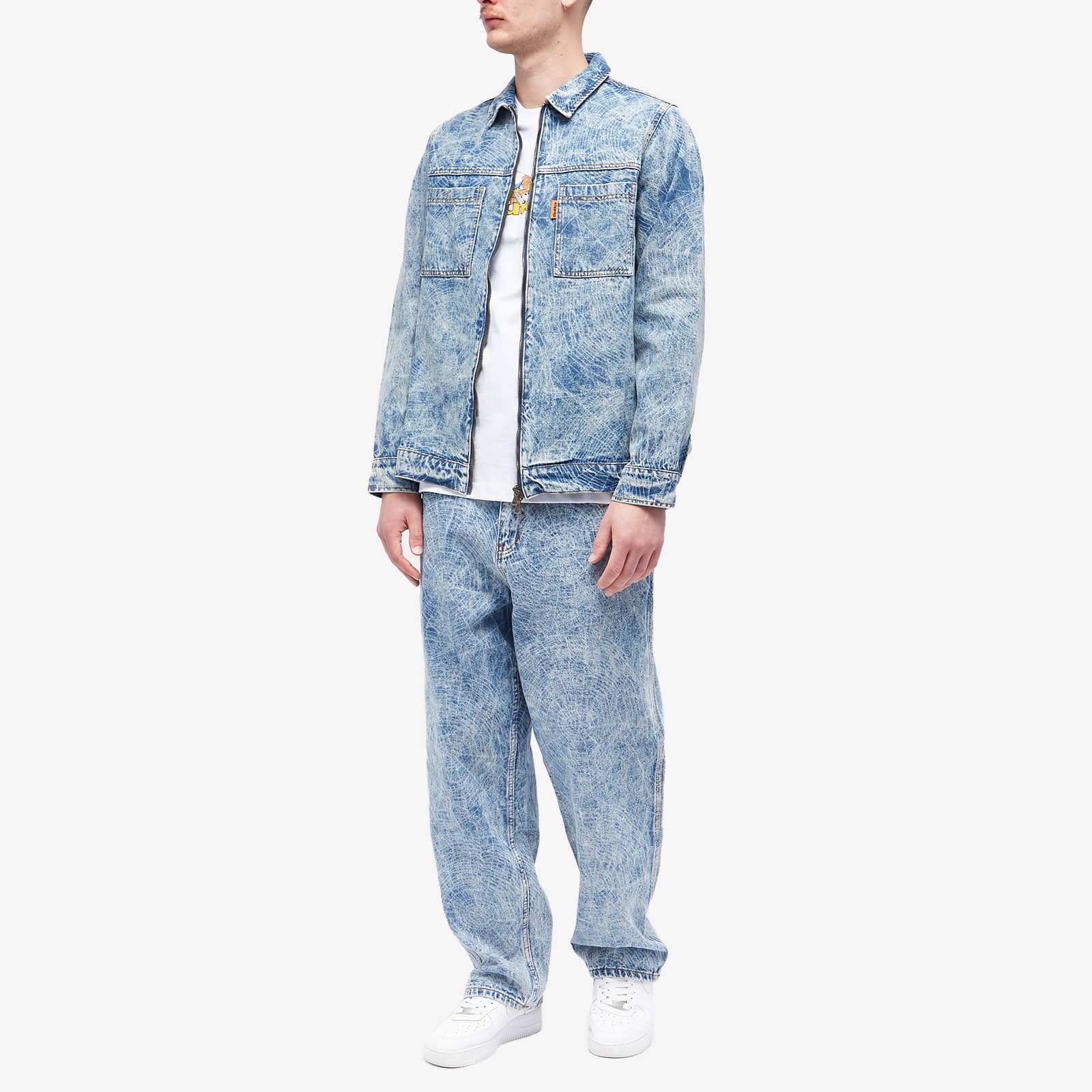 Butter Goods Overdye  Denim Jacket Acid Wash Indigo END. (US)