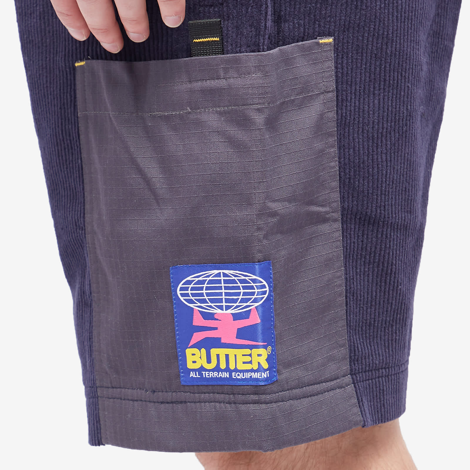 Butter Goods Terrain Corduroy Shorts Indigo & Navy END. (GB)