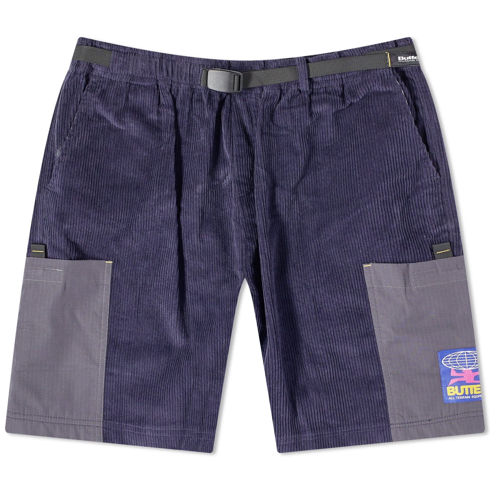 Butter Goods Terrain Corduroy Shorts Indigo & Navy END. (GB)