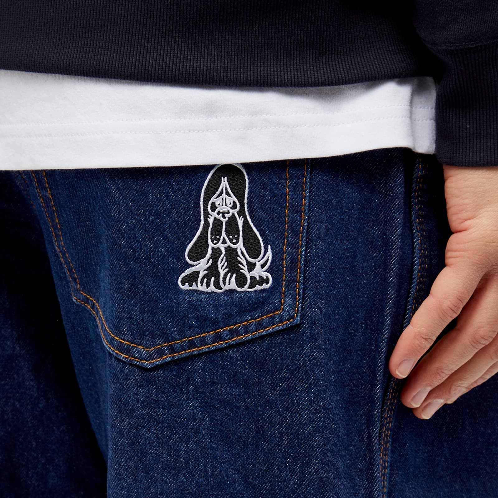 Butter Goods Hound Baggy Denim Jean Dark Indigo END. (JP)