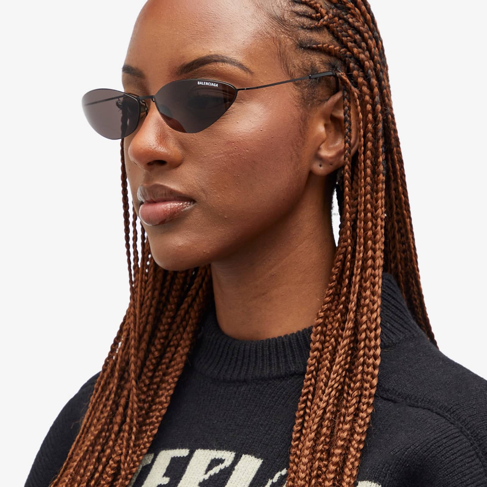 Balenciaga BB0350S Sunglasses - Black
