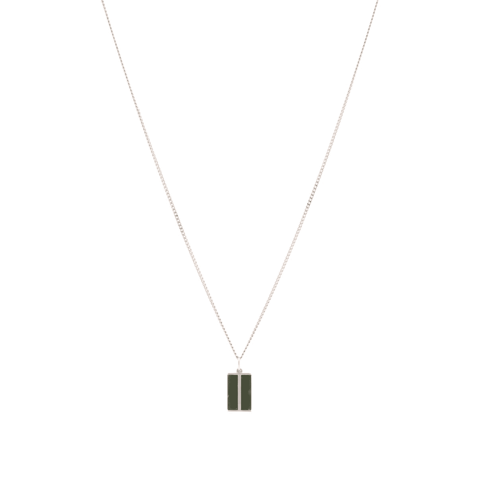 A.P.C. Eloi Perforated Logo Necklace