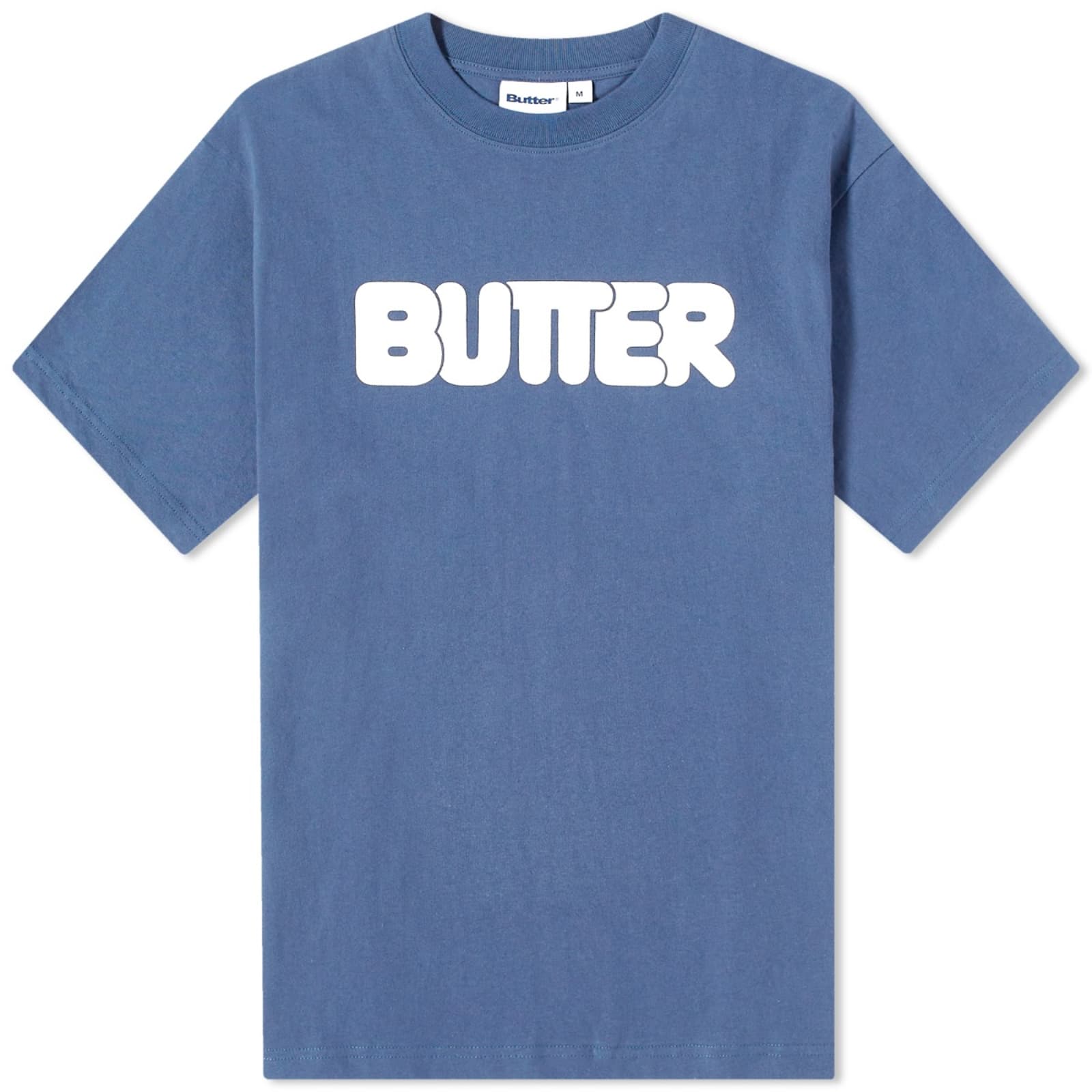 Butter Goods Rounded Logo TShirt Denim END. (GB)