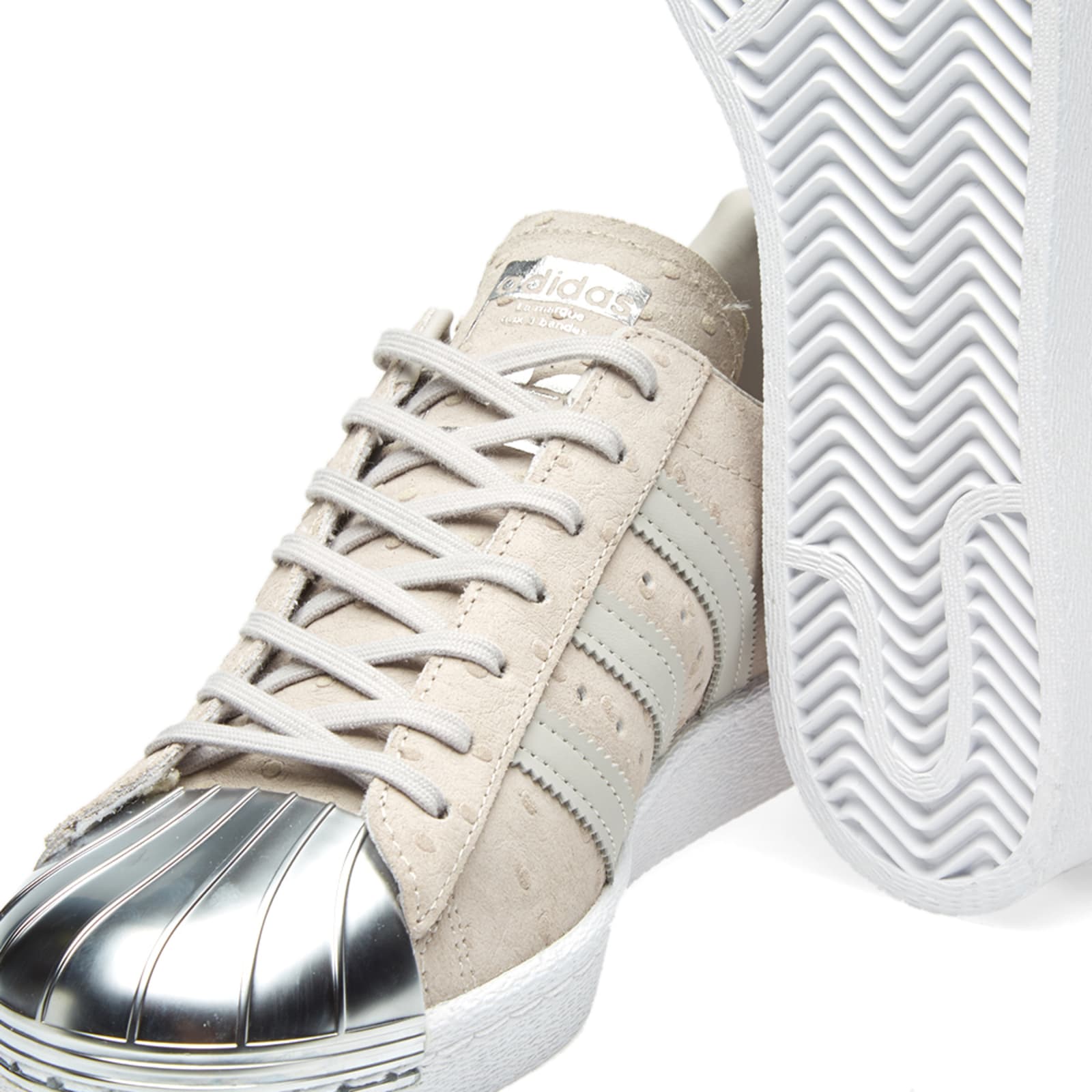 adidas originals superstar 80s women silver