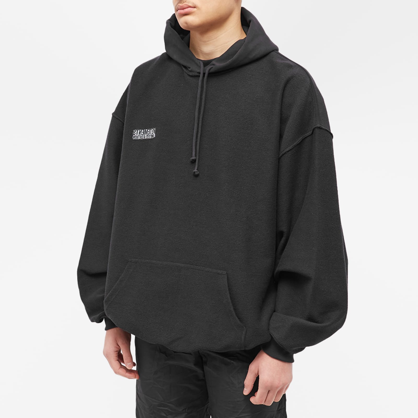 VETEMENTS Inside Out Popover Hoodie - Black