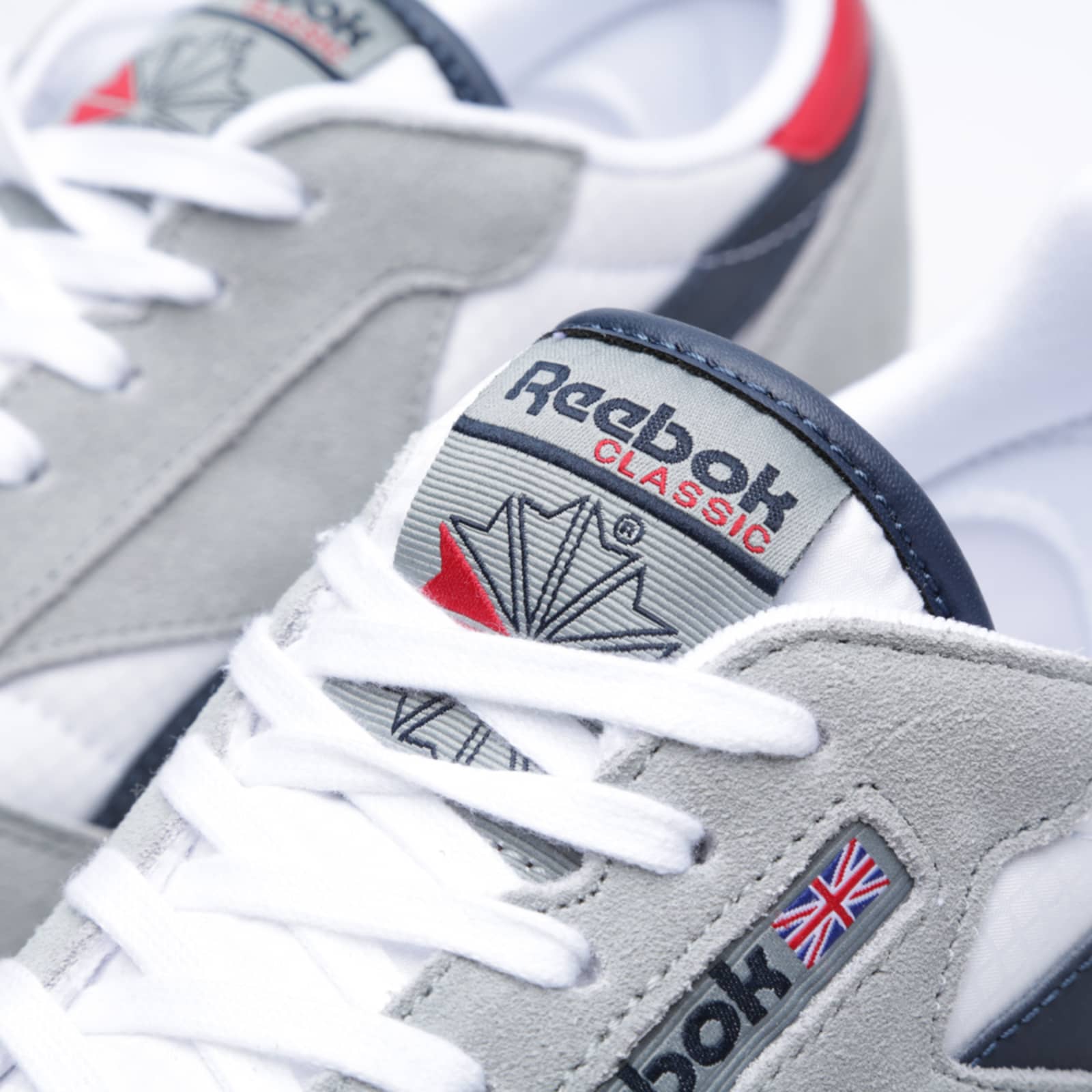Reebok Classic Leather Utility Sport Flat Grey, White & Navy END. (AU)