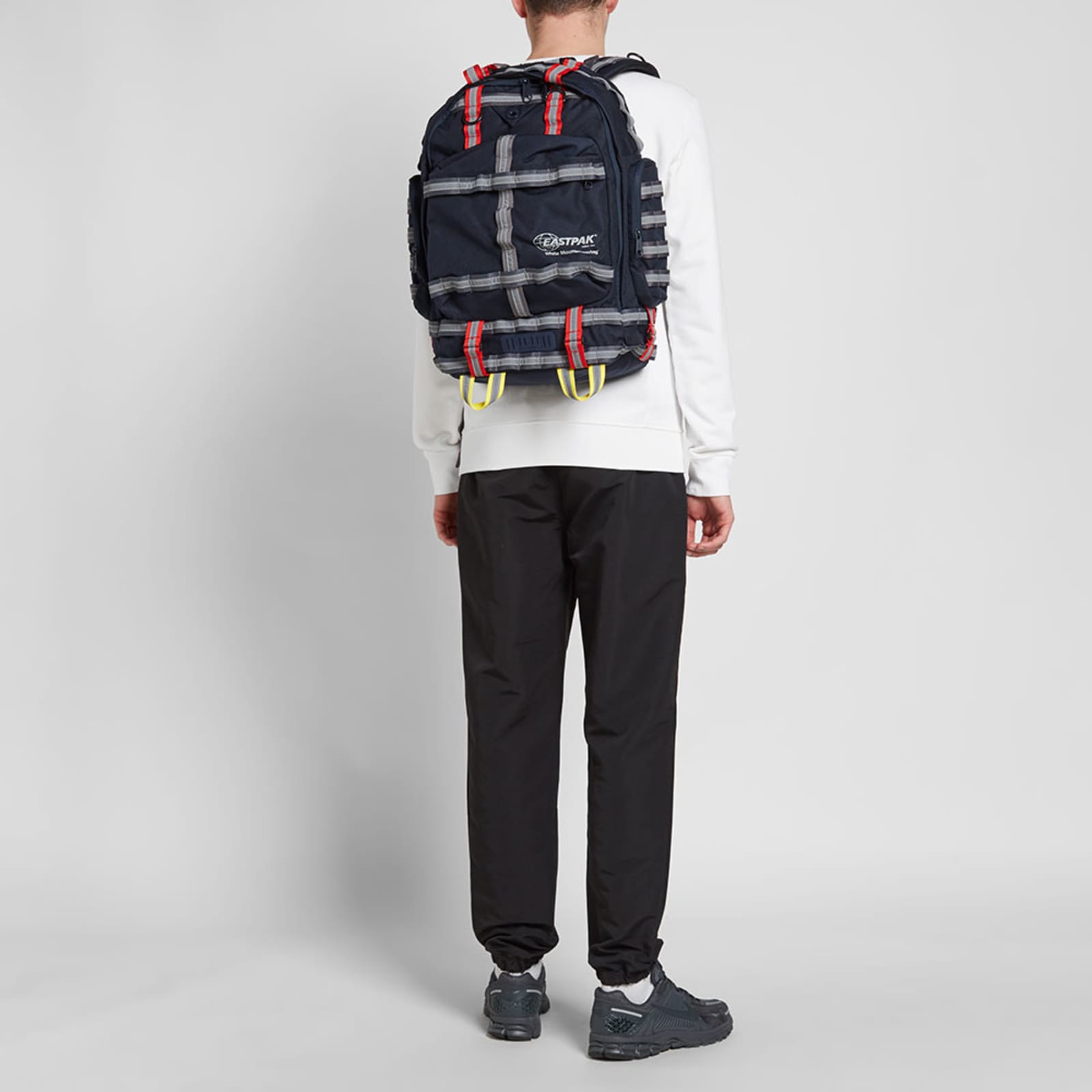 Eastpak x White Mountaineering Killington Hiking Backpack Navy & Red END.