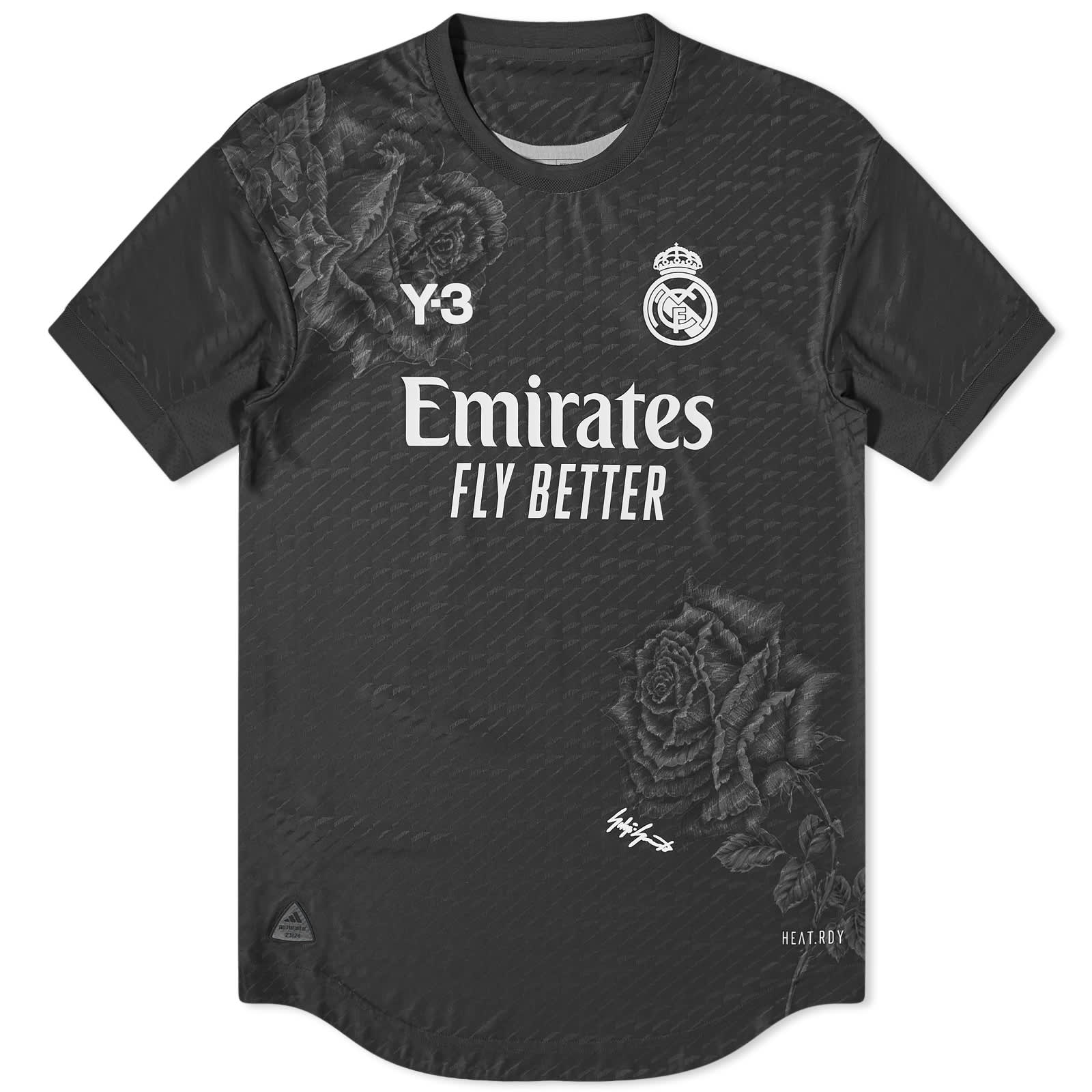 Y-3 x Real Madrid 4th Goalkeeper Jersey Top - Black