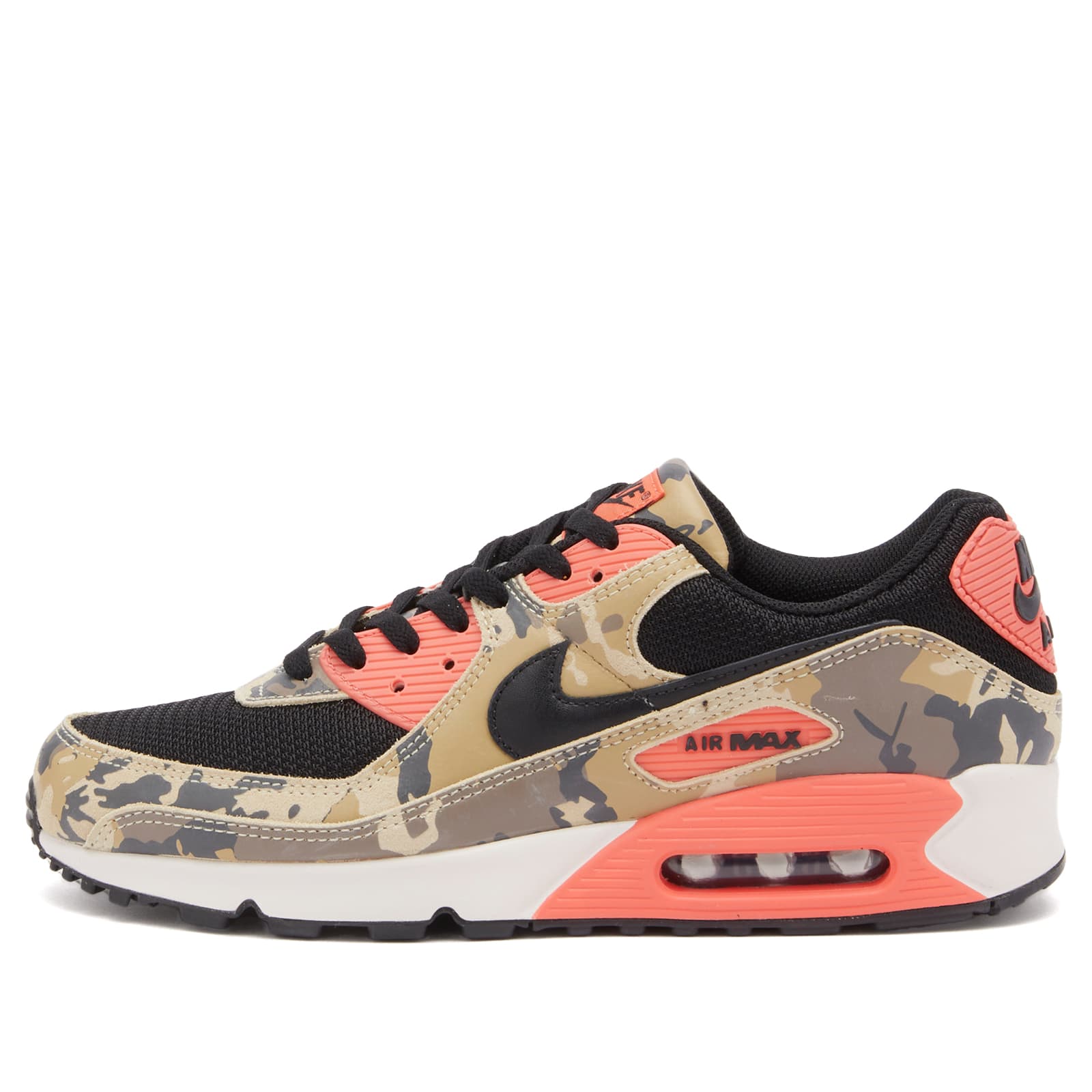 Nike Air Max 90 Prm Sneaker - Khai, Black & Ember