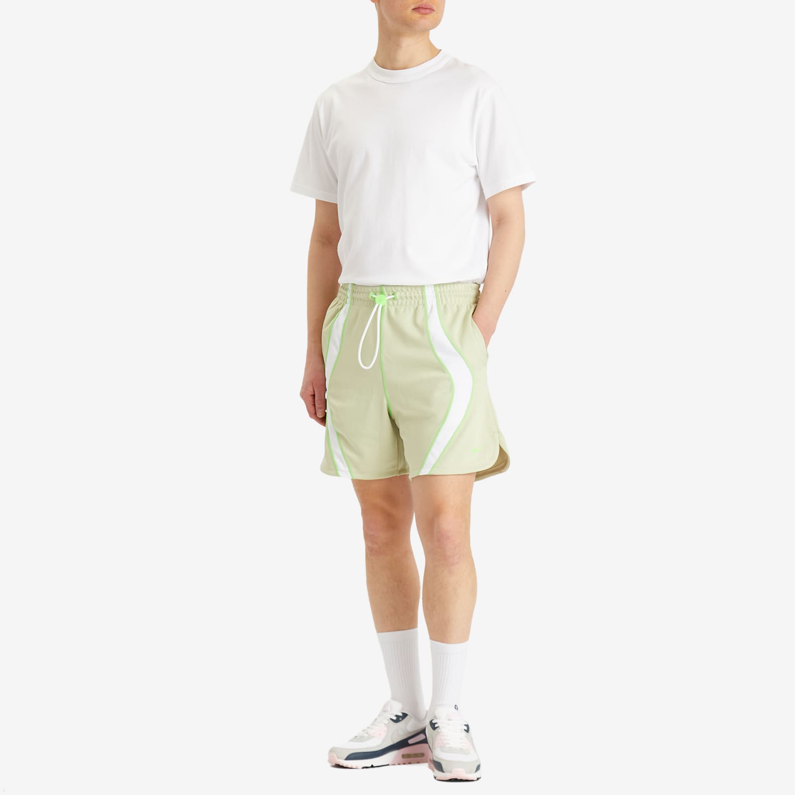 Nike Project F.R.O.G Woven Short - Olive Aura, White & Green Strike