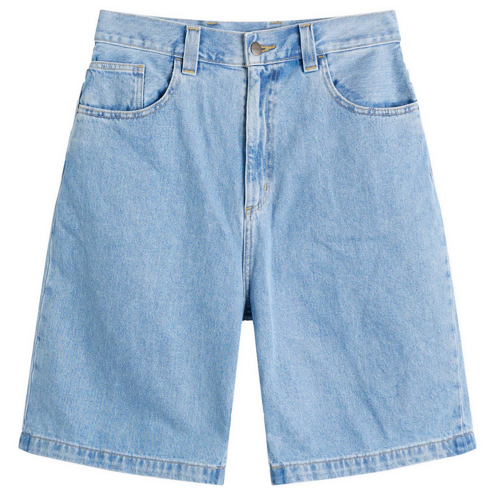 Carhartt WIP Brandon Loose Denim Shorts Blue Stone Bleached | END. (IT)