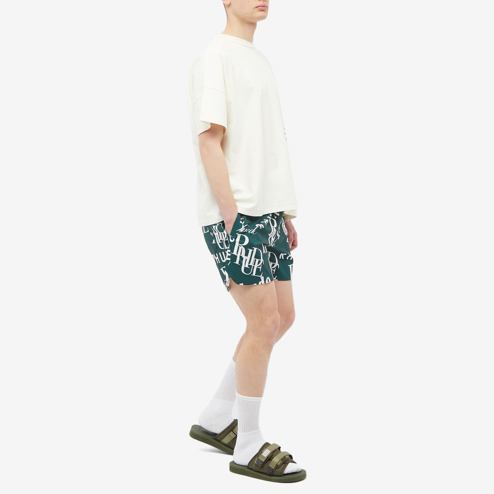 Rhude Logomania Swim Shorts