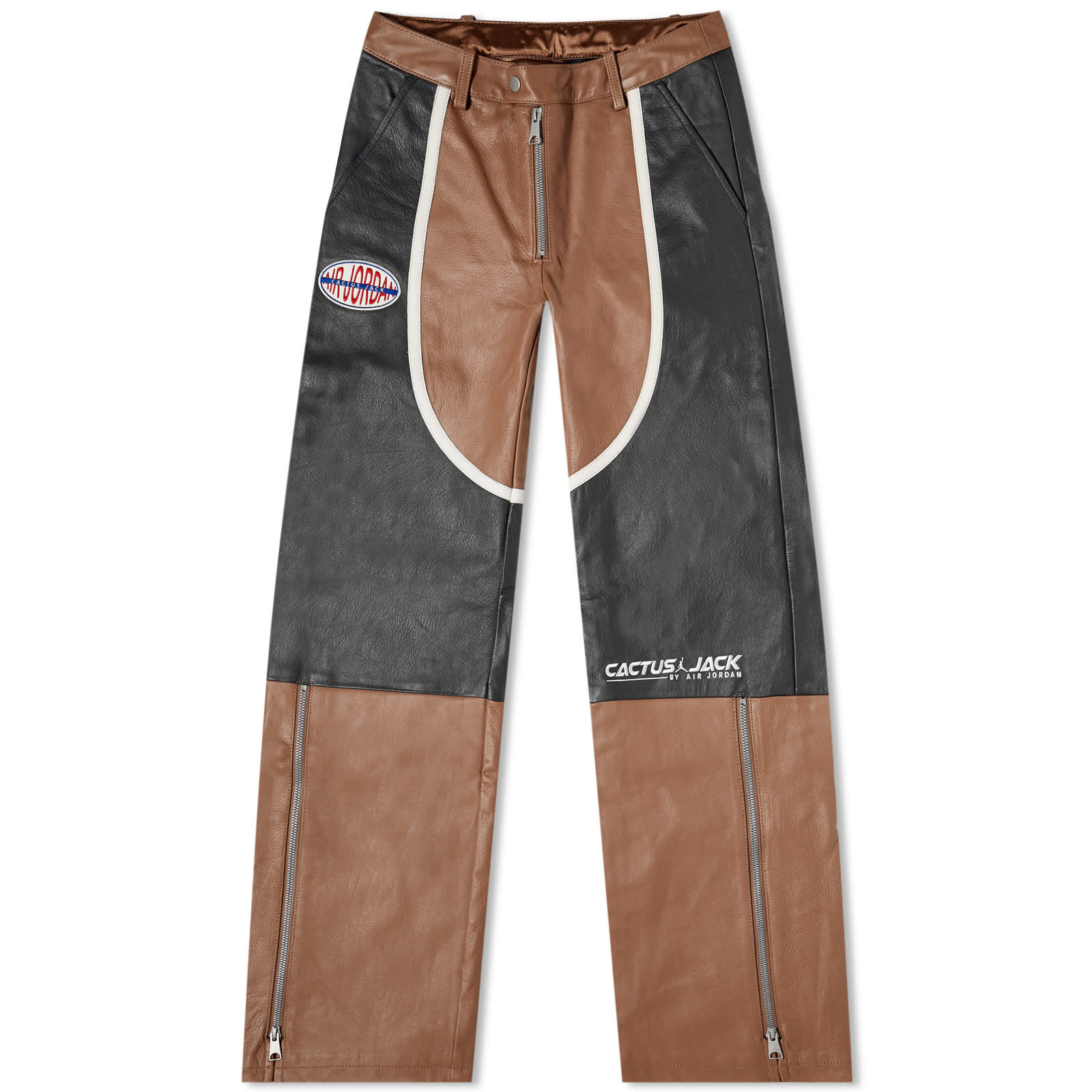 Air Jordan x Travis Scott Moto Pant Archaeo Brown, Smoke Grey, Sail