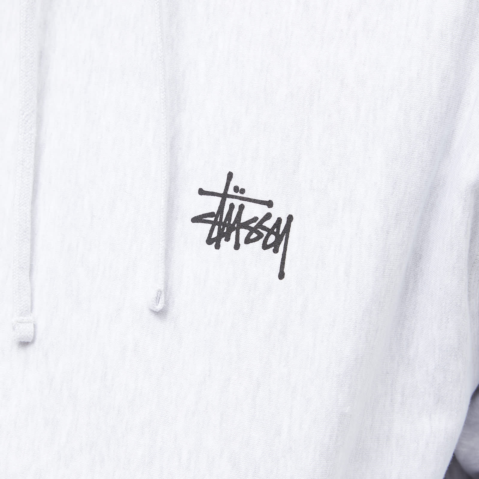 Stussy Basic Stussy Hoodie Ash Heather | END. (US)